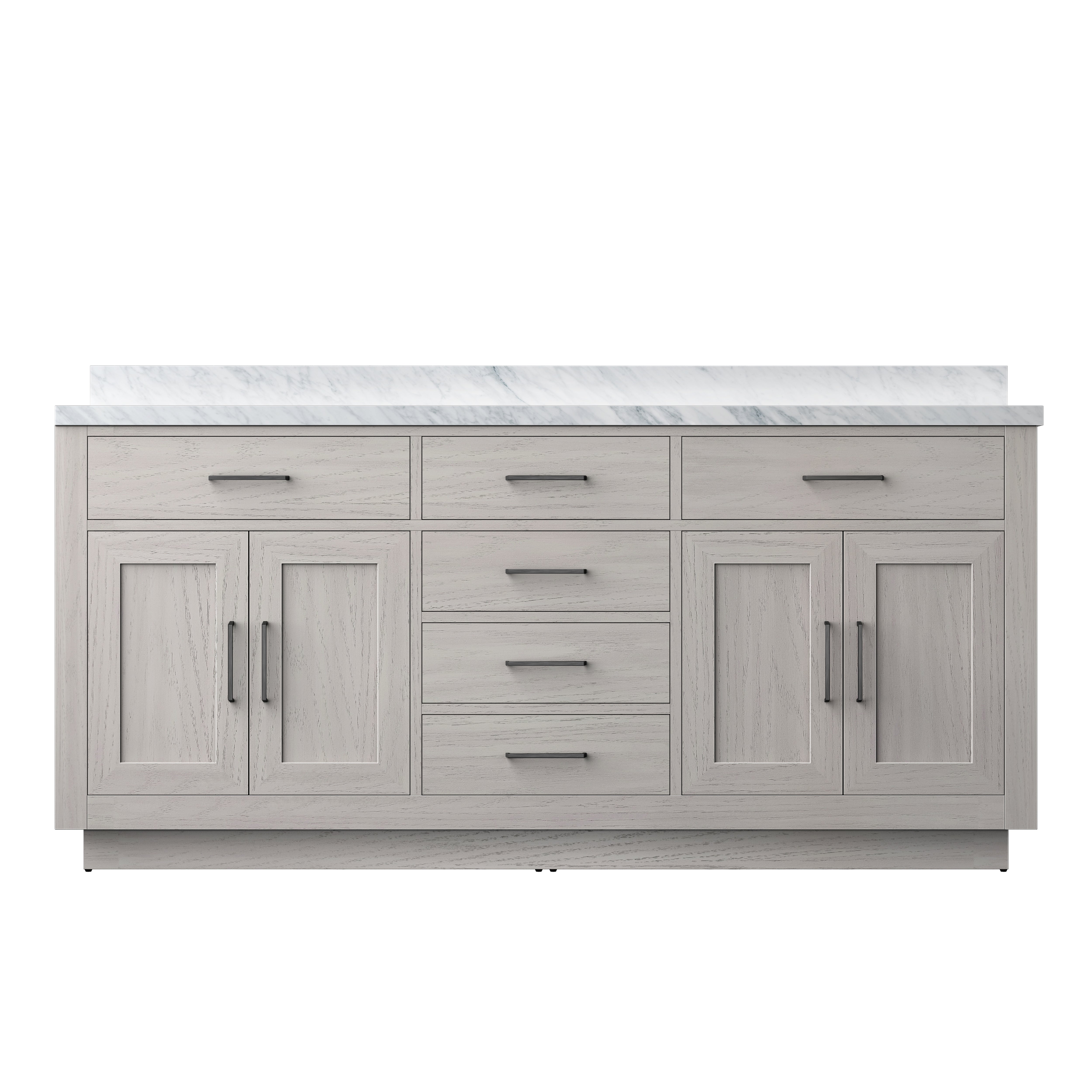 Lexora Abbey 72 in W x 22 in D Double Bath Vanity