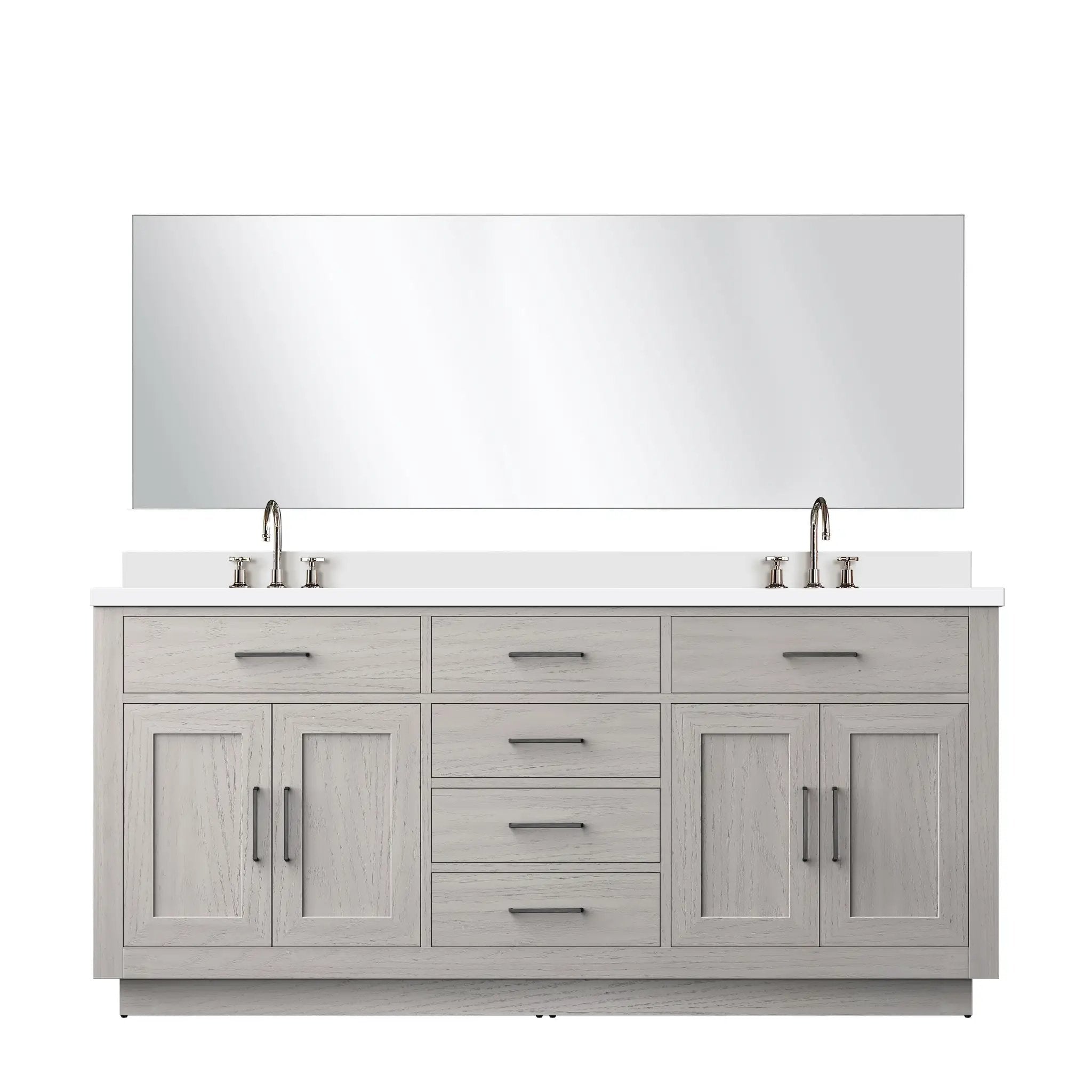 Lexora Abbey 72 in W x 22 in D Double Bath Vanity by Lexora