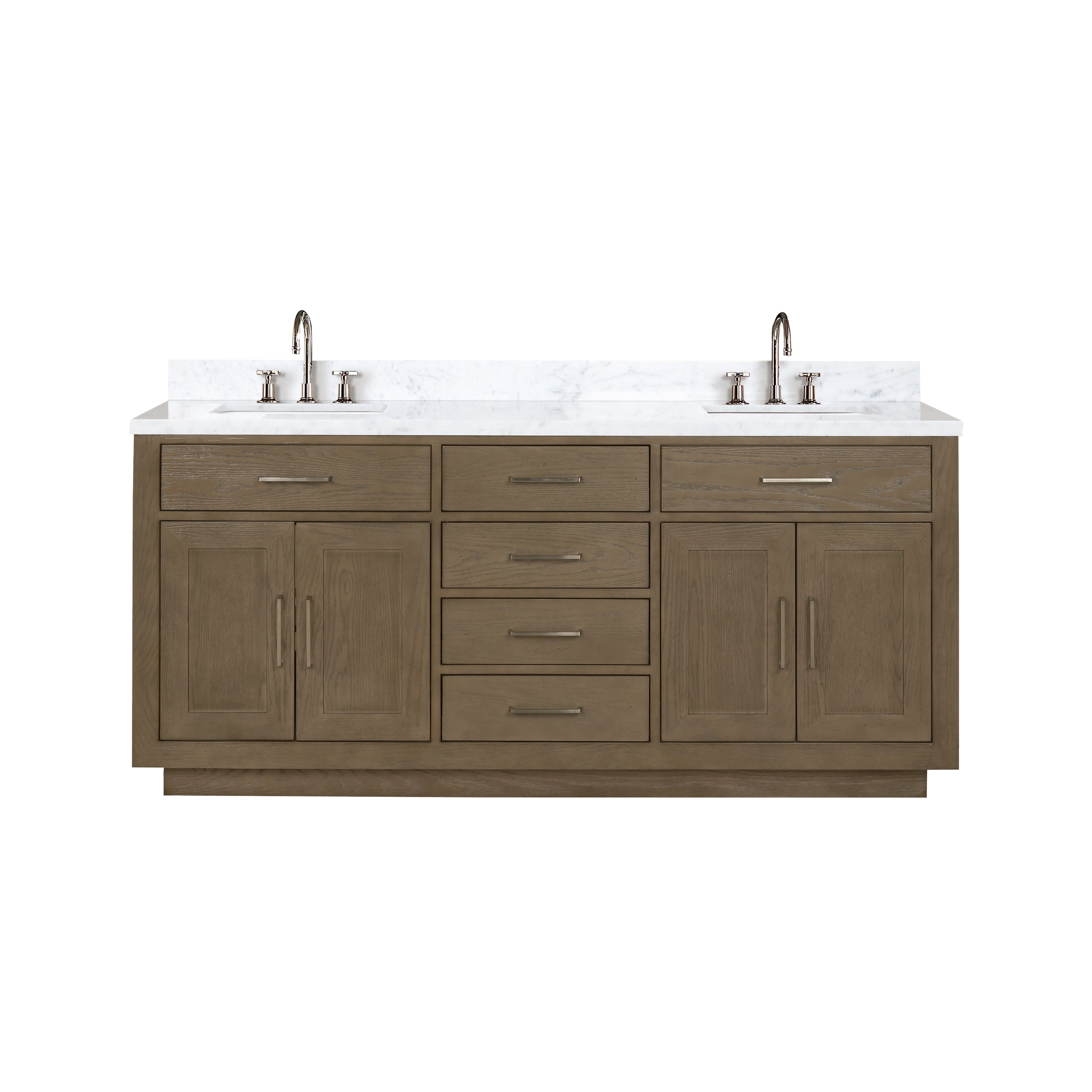 Lexora Abbey 72 in W x 22 in D Double Bath Vanity