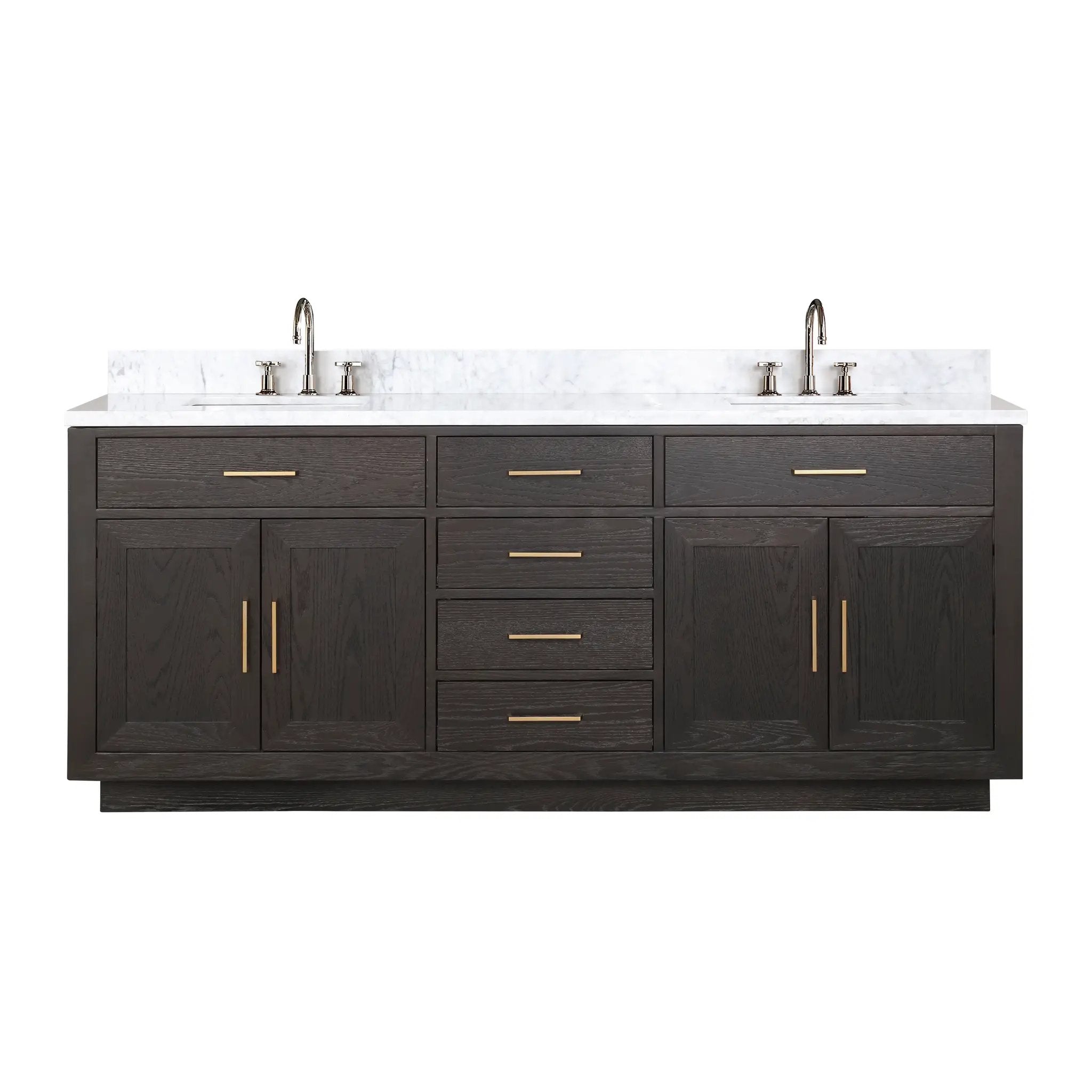 Lexora Abbey 80 in W x 22 in D Double Bath Vanity by Lexora