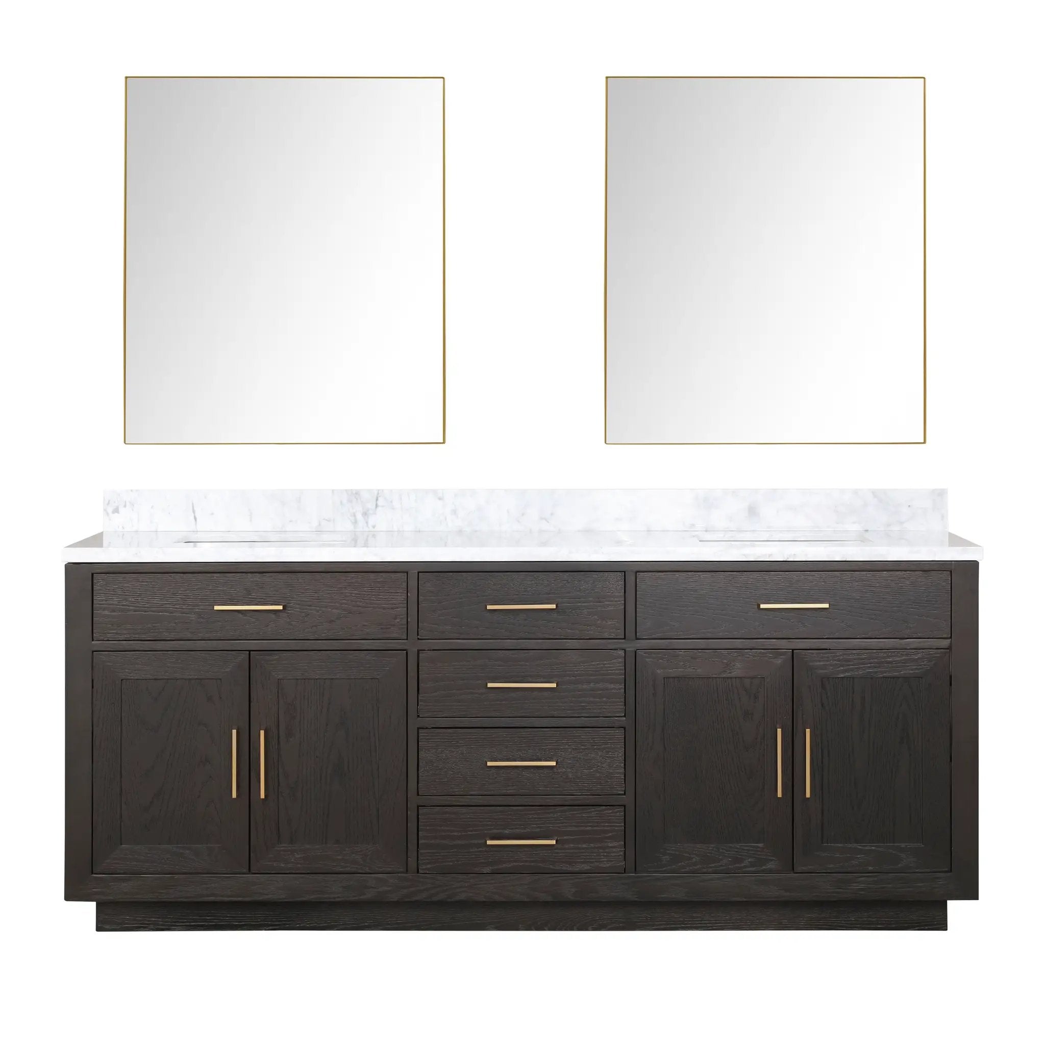 Lexora Abbey 80 in W x 22 in D Double Bath Vanity by Lexora