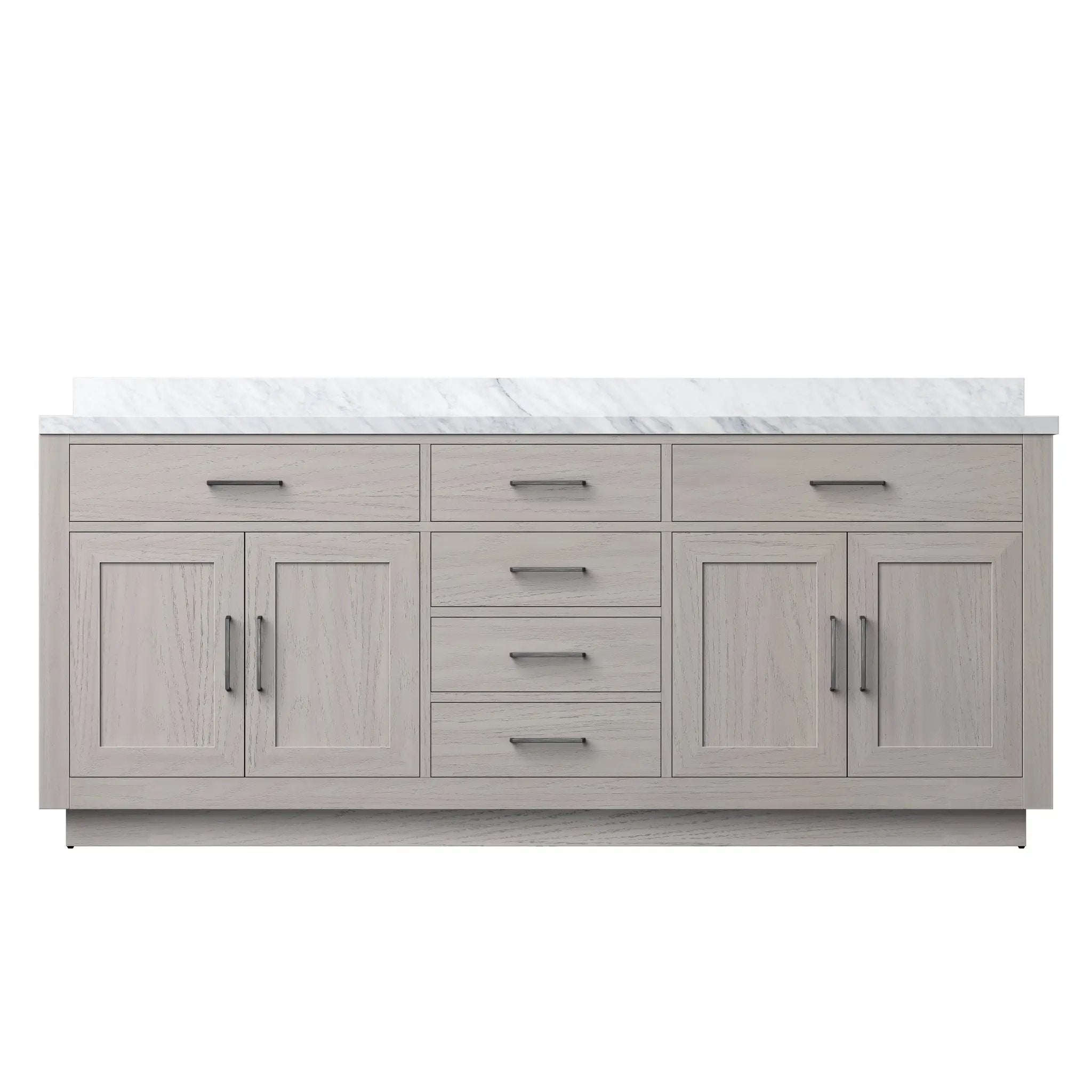 Lexora Abbey 80 in W x 22 in D Double Bath Vanity by Lexora