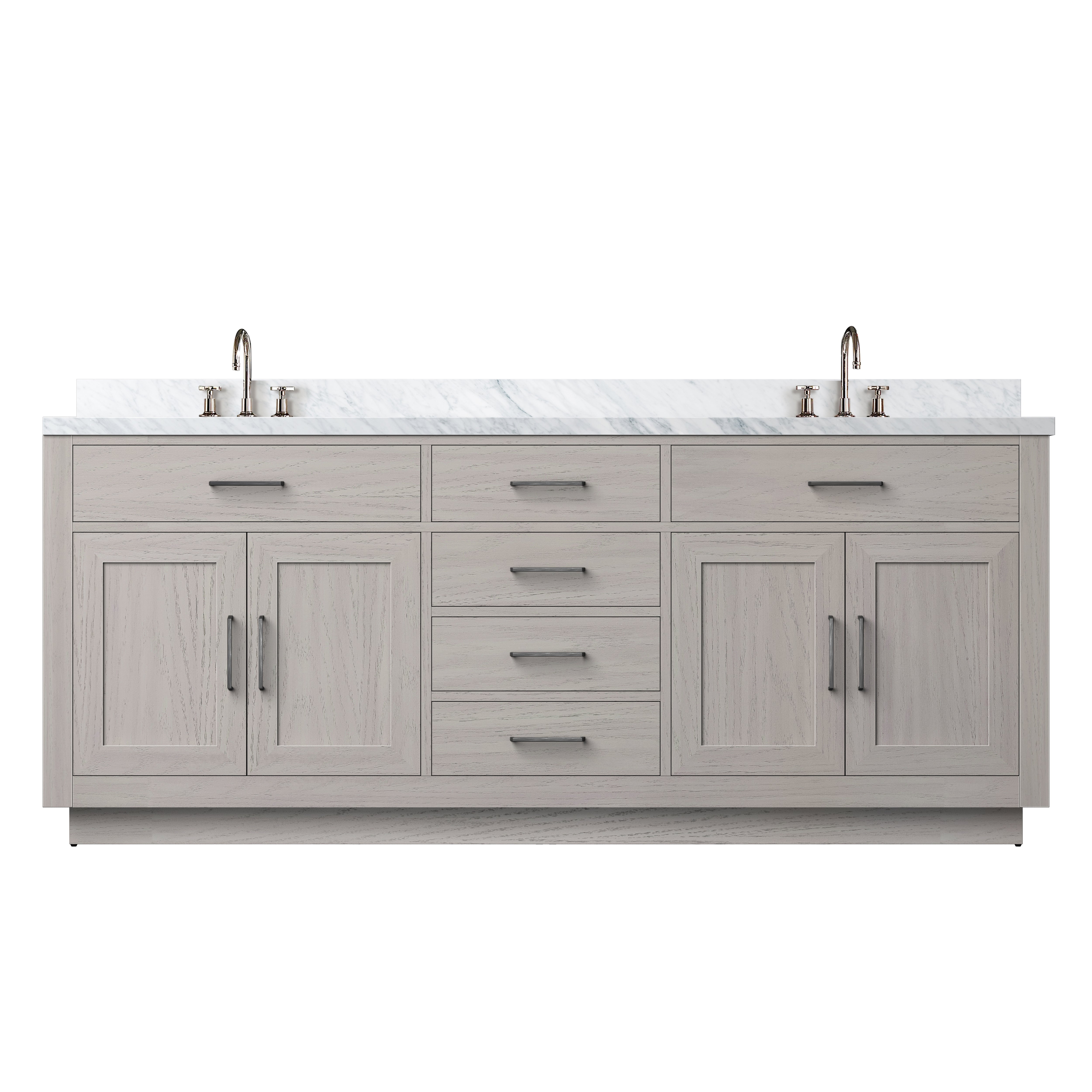 Lexora Abbey 80 in W x 22 in D Double Bath Vanity