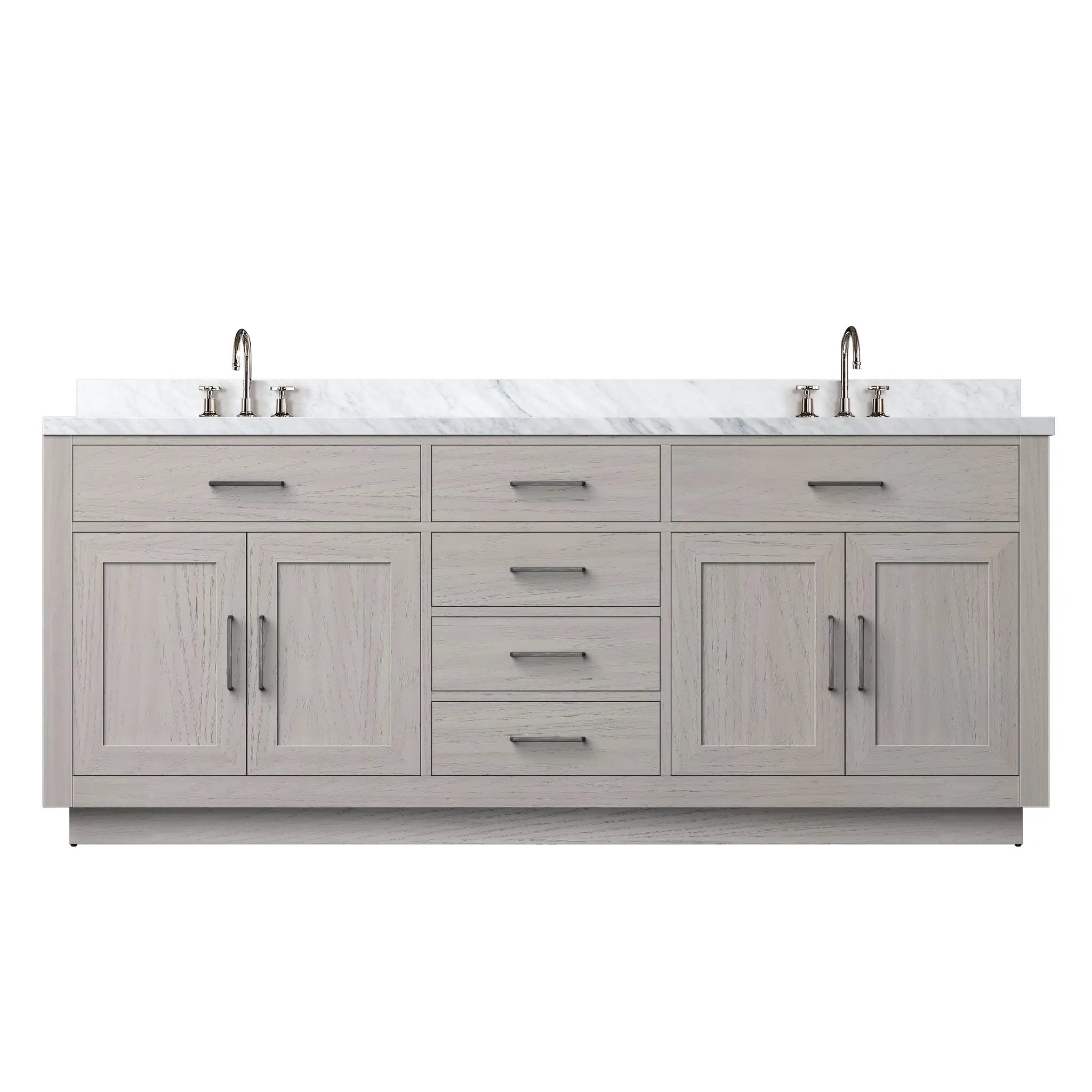 Lexora Abbey 80 in W x 22 in D Double Bath Vanity by Lexora