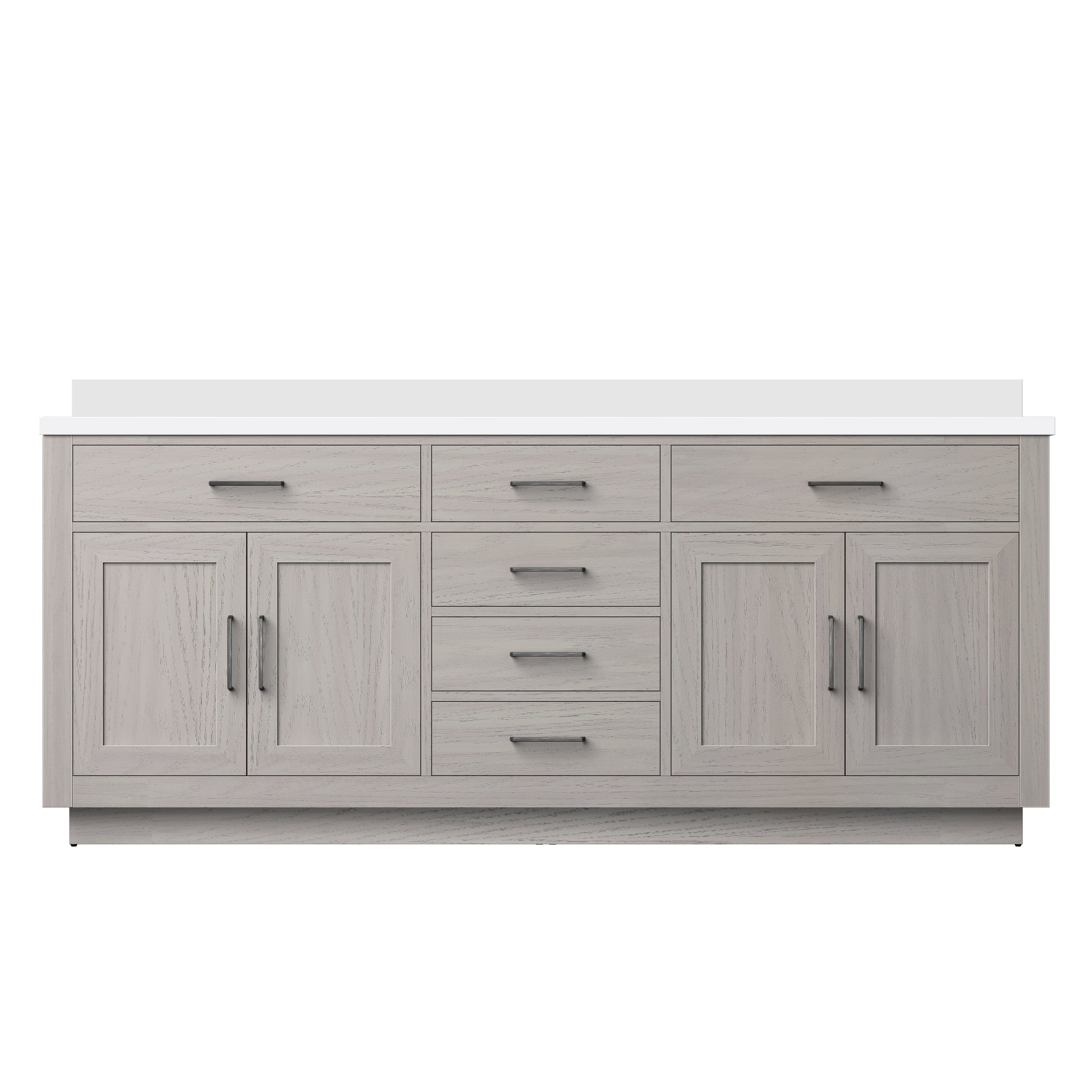 Lexora Abbey 80 in W x 22 in D Double Bath Vanity