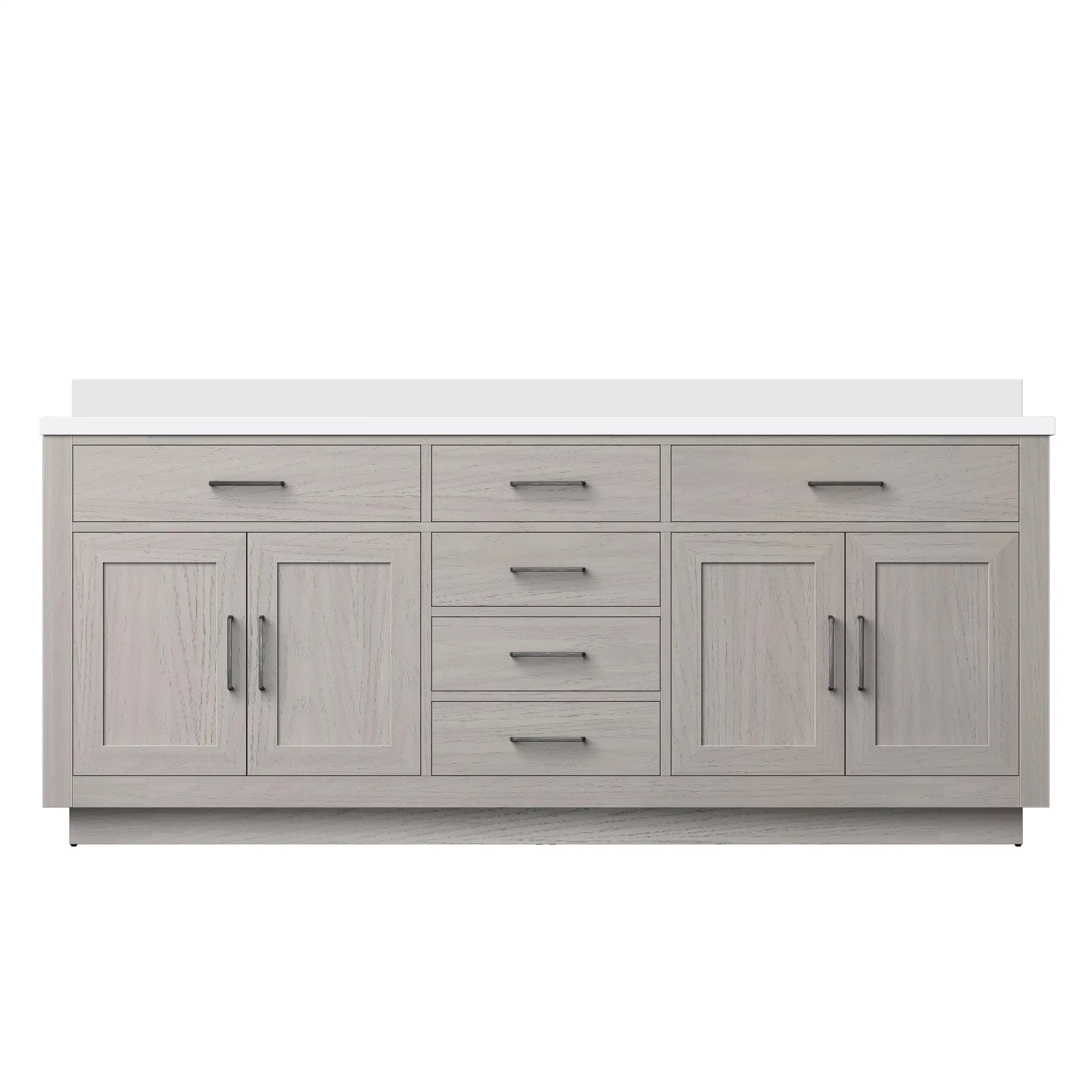 Lexora Abbey 80 in W x 22 in D Double Bath Vanity by Lexora