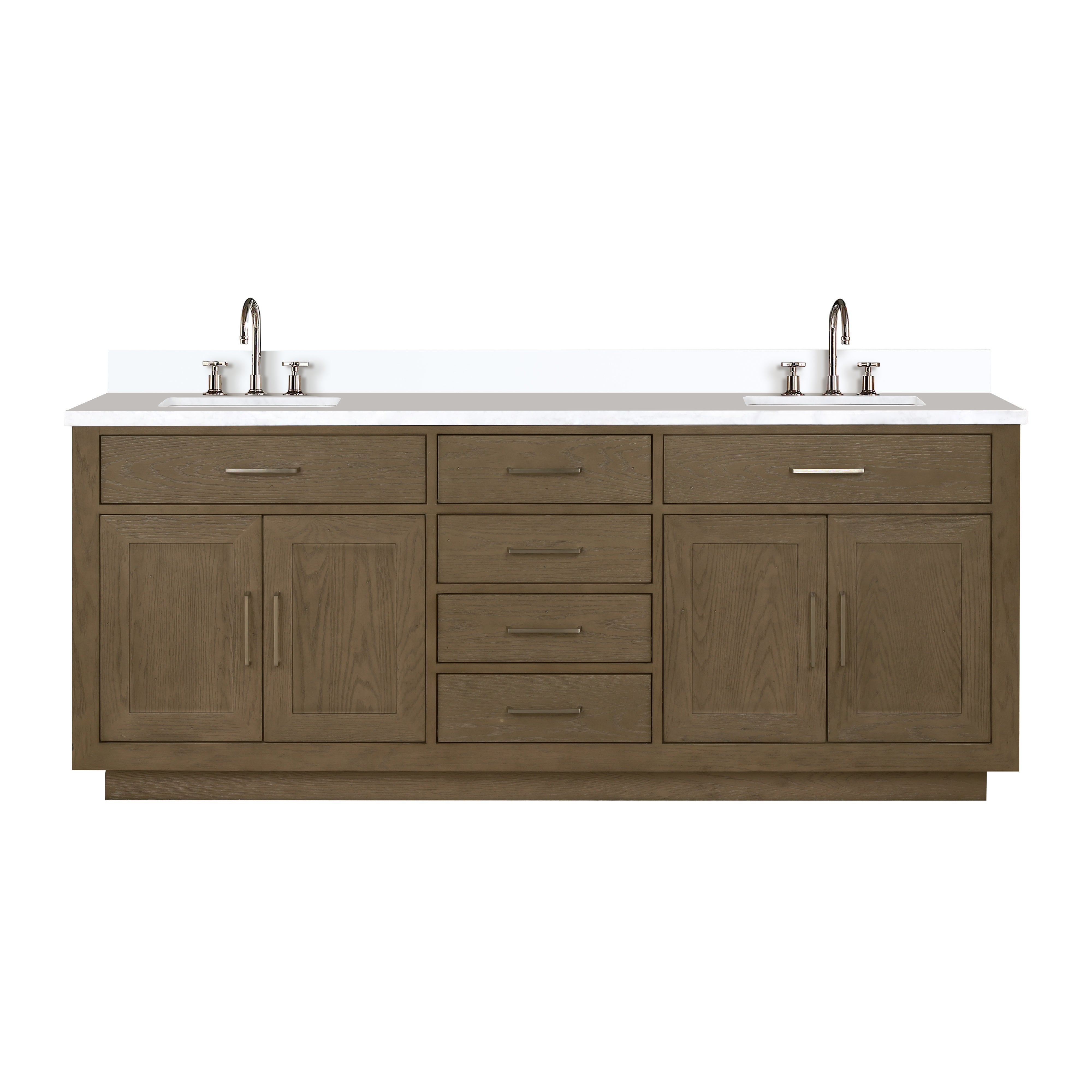 Lexora Abbey 80 in W x 22 in D Double Bath Vanity