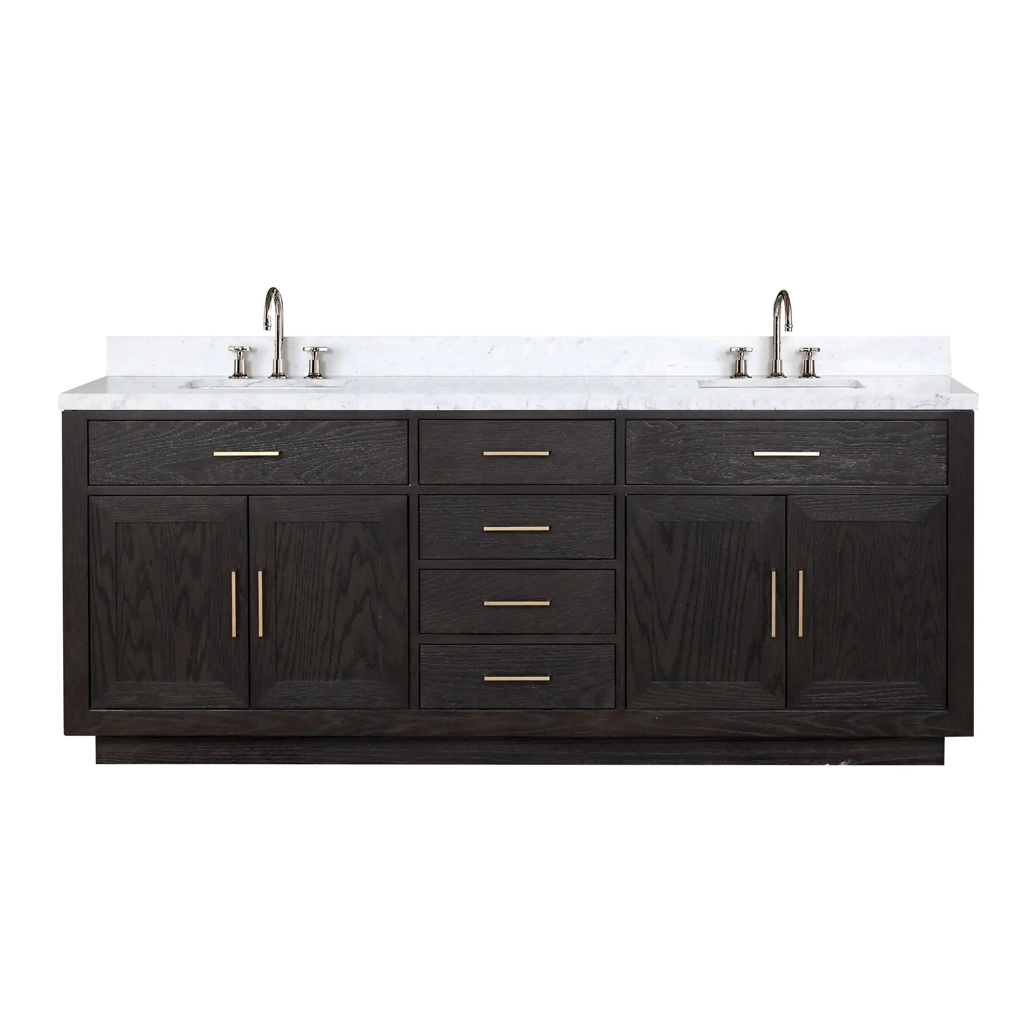 Lexora Abbey 84 in W x 22 in D Double Bath Vanity by Lexora