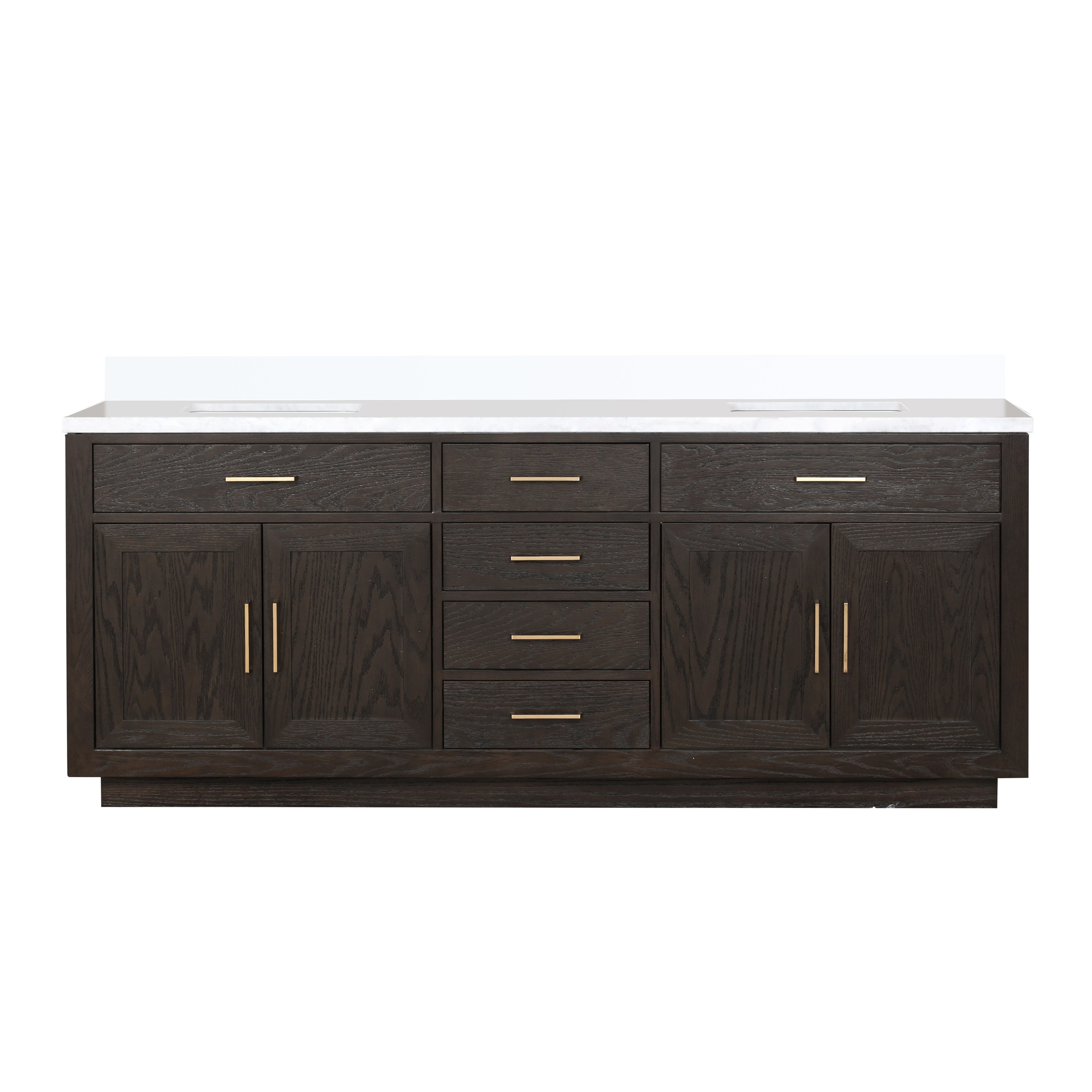Lexora Abbey 84 in W x 22 in D Double Bath Vanity by Lexora