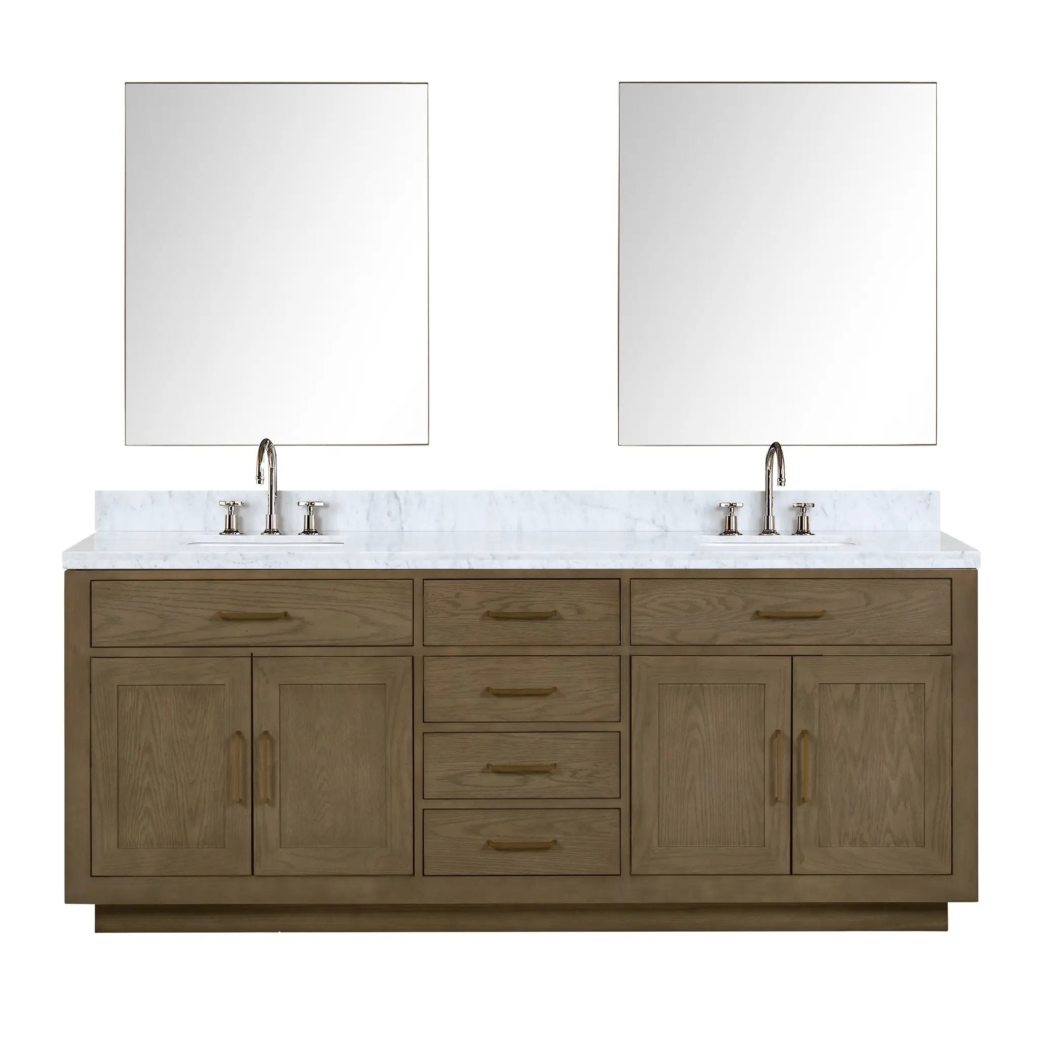 Lexora Abbey 84 in W x 22 in D Double Bath Vanity by Lexora