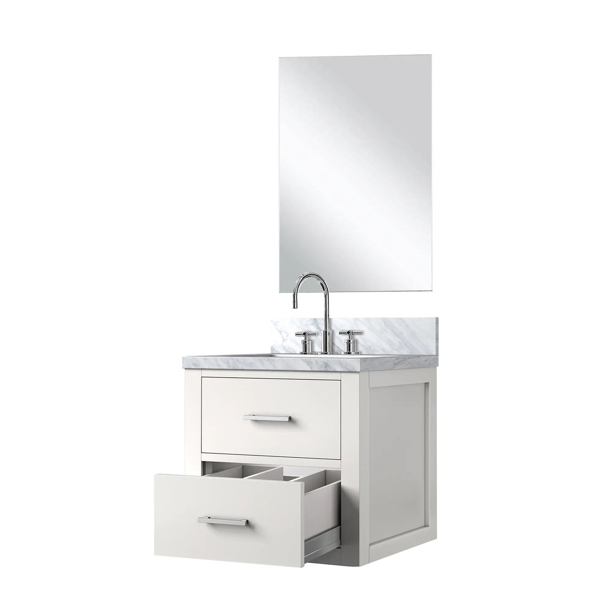 white vanity