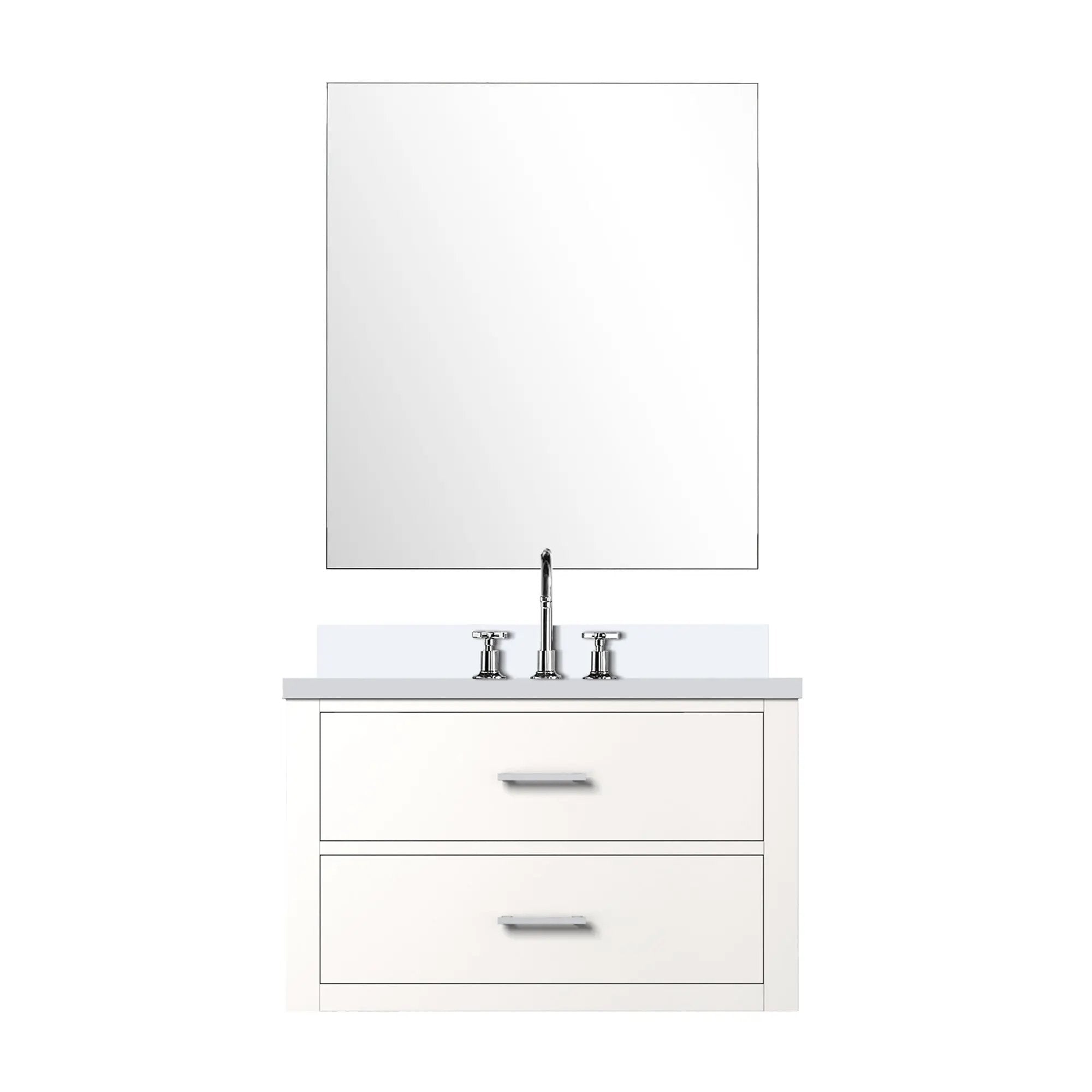 Lexora Castor 30 in W x 22 in D Single Bath Vanity by Lexora