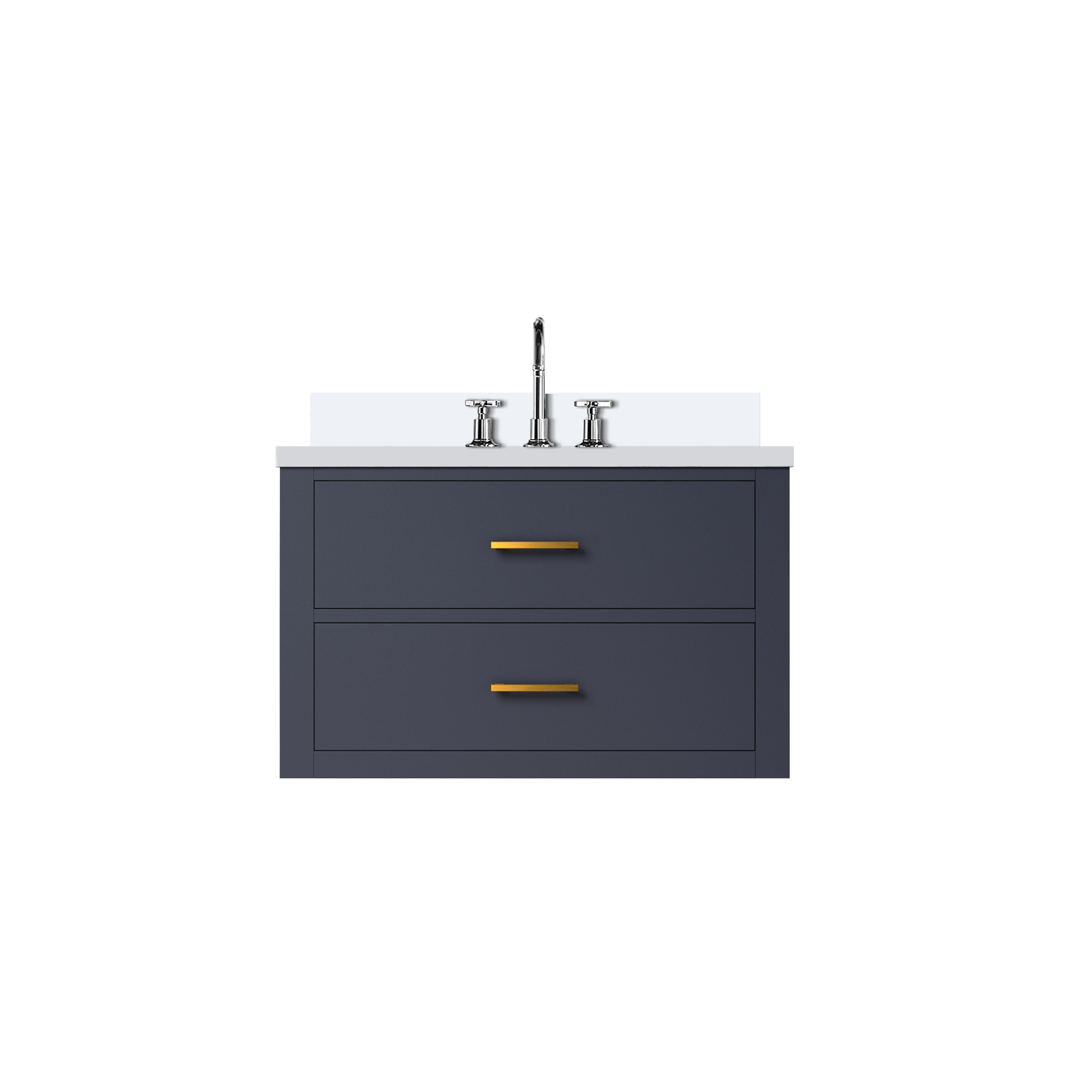Lexora Castor 30 in W x 22 in D Double Bath Vanity