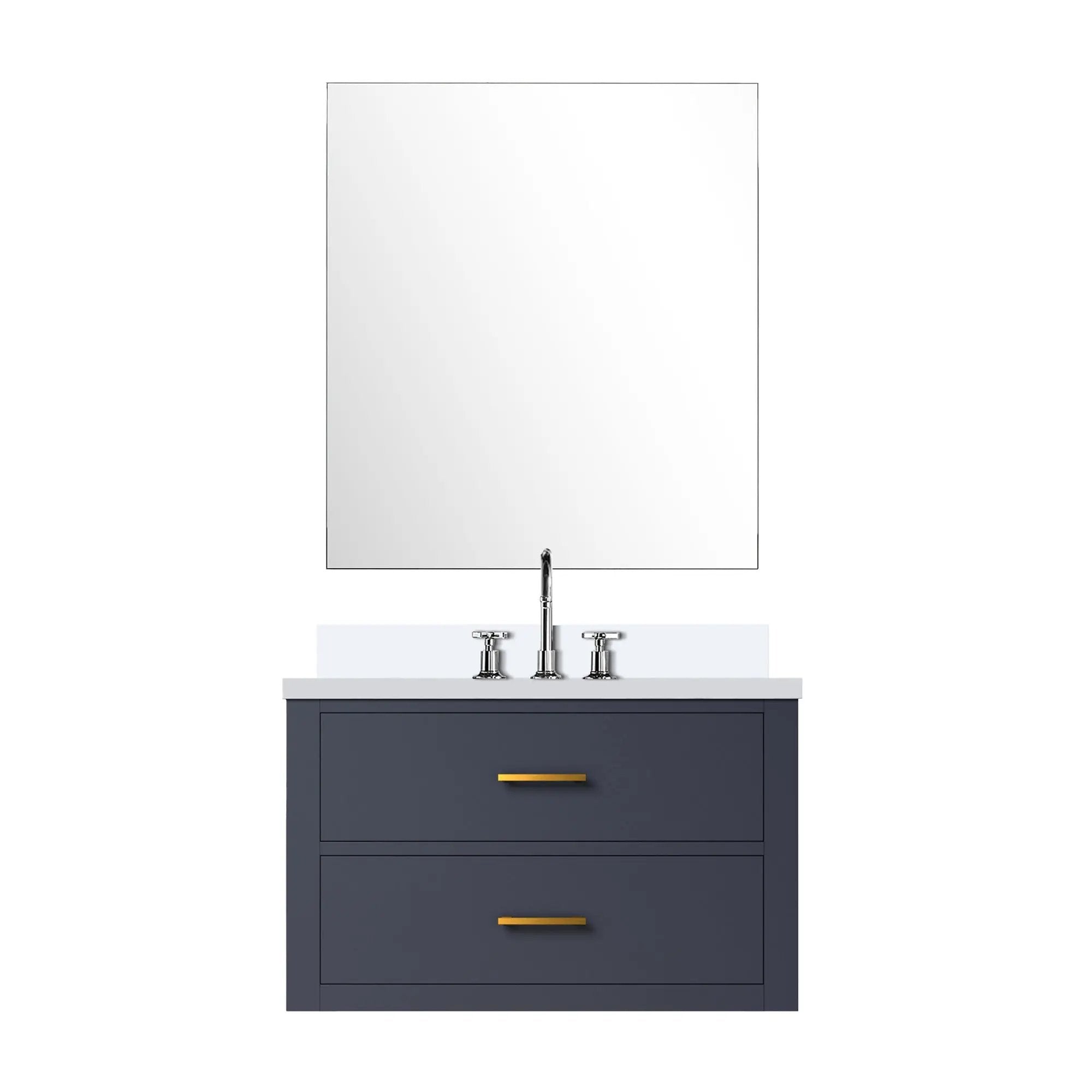 Lexora Castor 30 in W x 22 in D Single Bath Vanity by Lexora