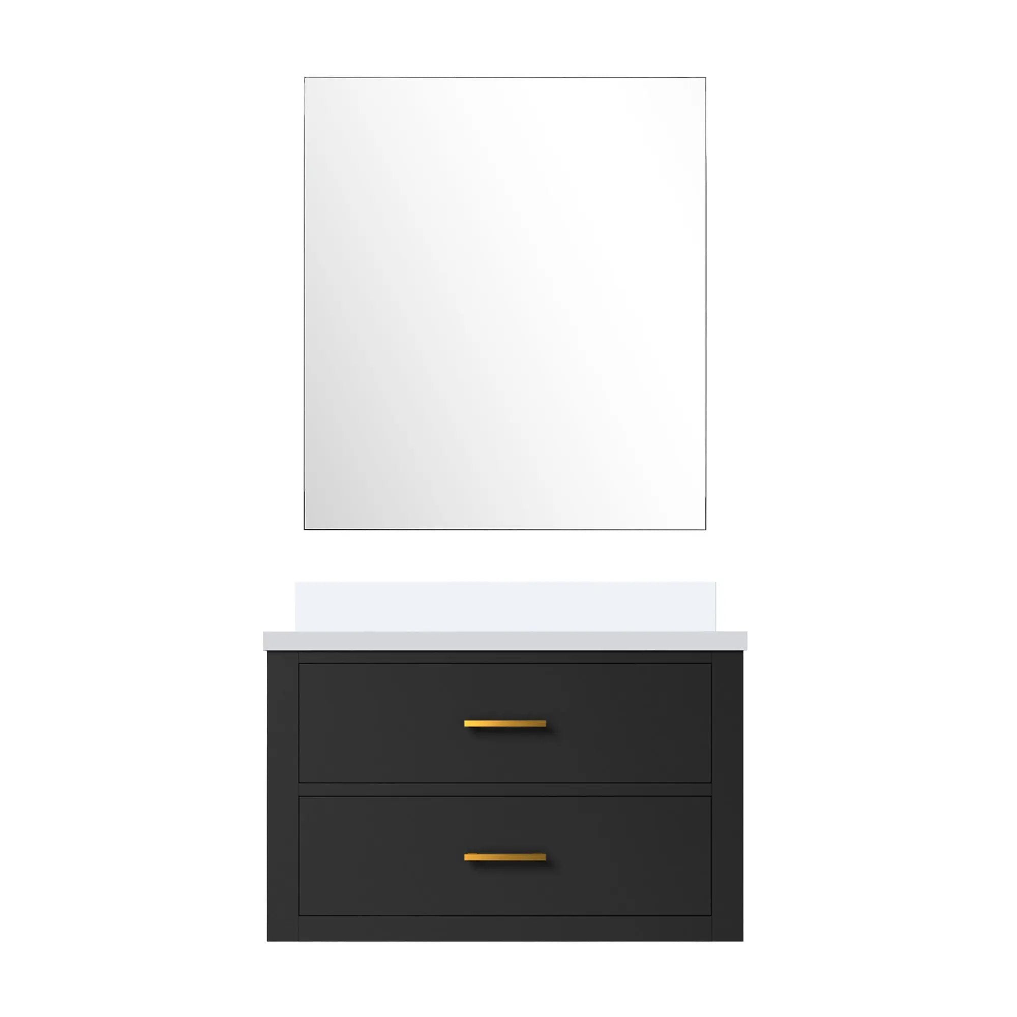 Lexora Castor 30 in W x 22 in D Single Bath Vanity by Lexora
