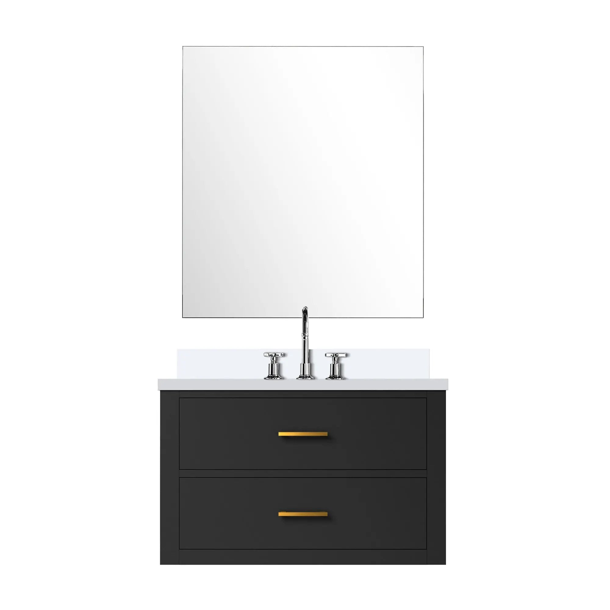 Lexora Castor 30 in W x 22 in D Single Bath Vanity by Lexora