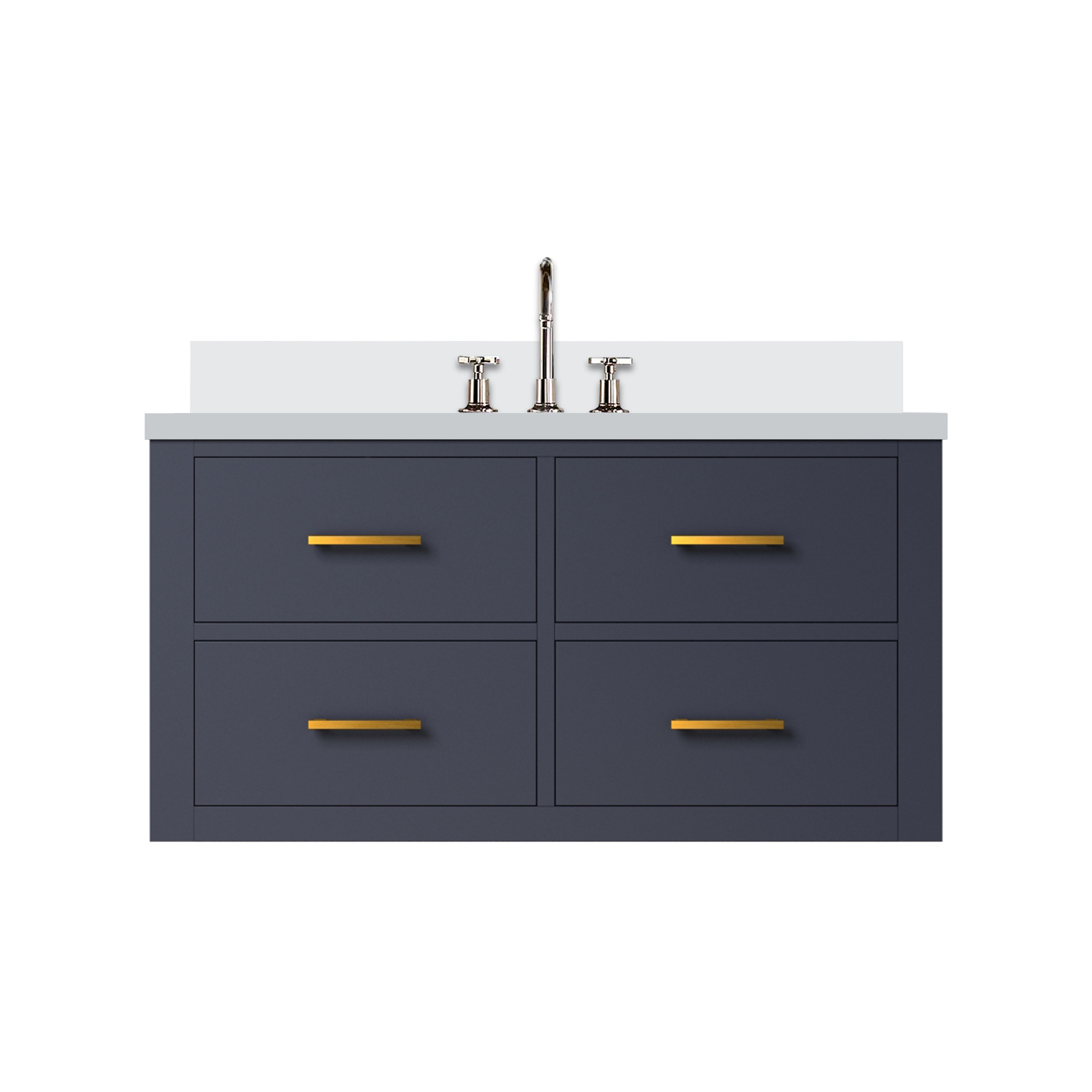 Lexora Castor 36 in W x 22 in D Double Bath Vanity