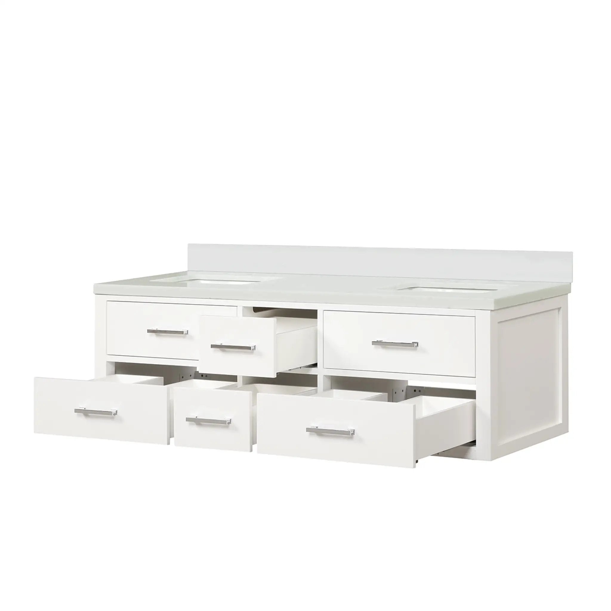 Lexora Castor 60 in W x 22 in D Double Bath Vanity by Lexora