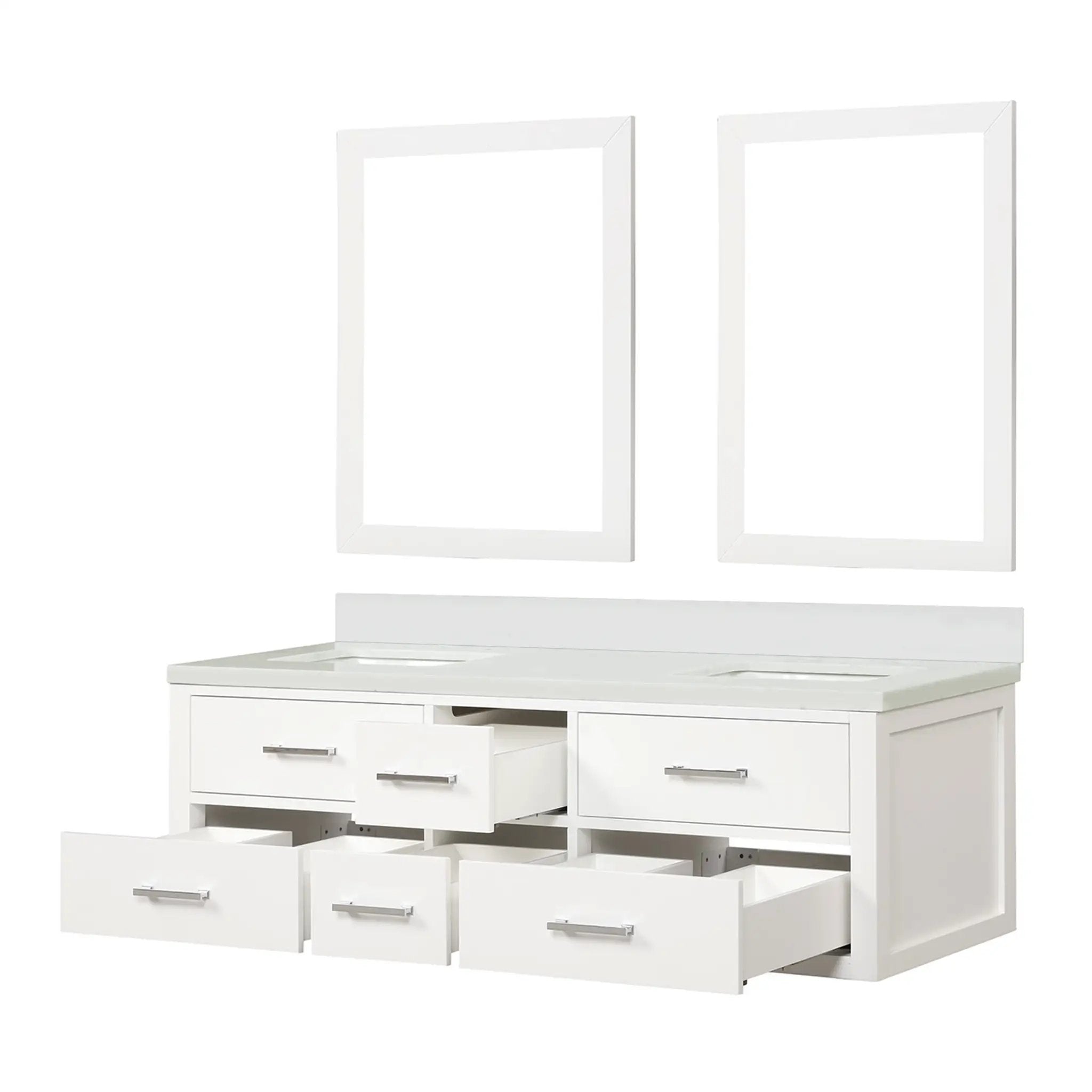 Lexora Castor 60 in W x 22 in D Double Bath Vanity by Lexora