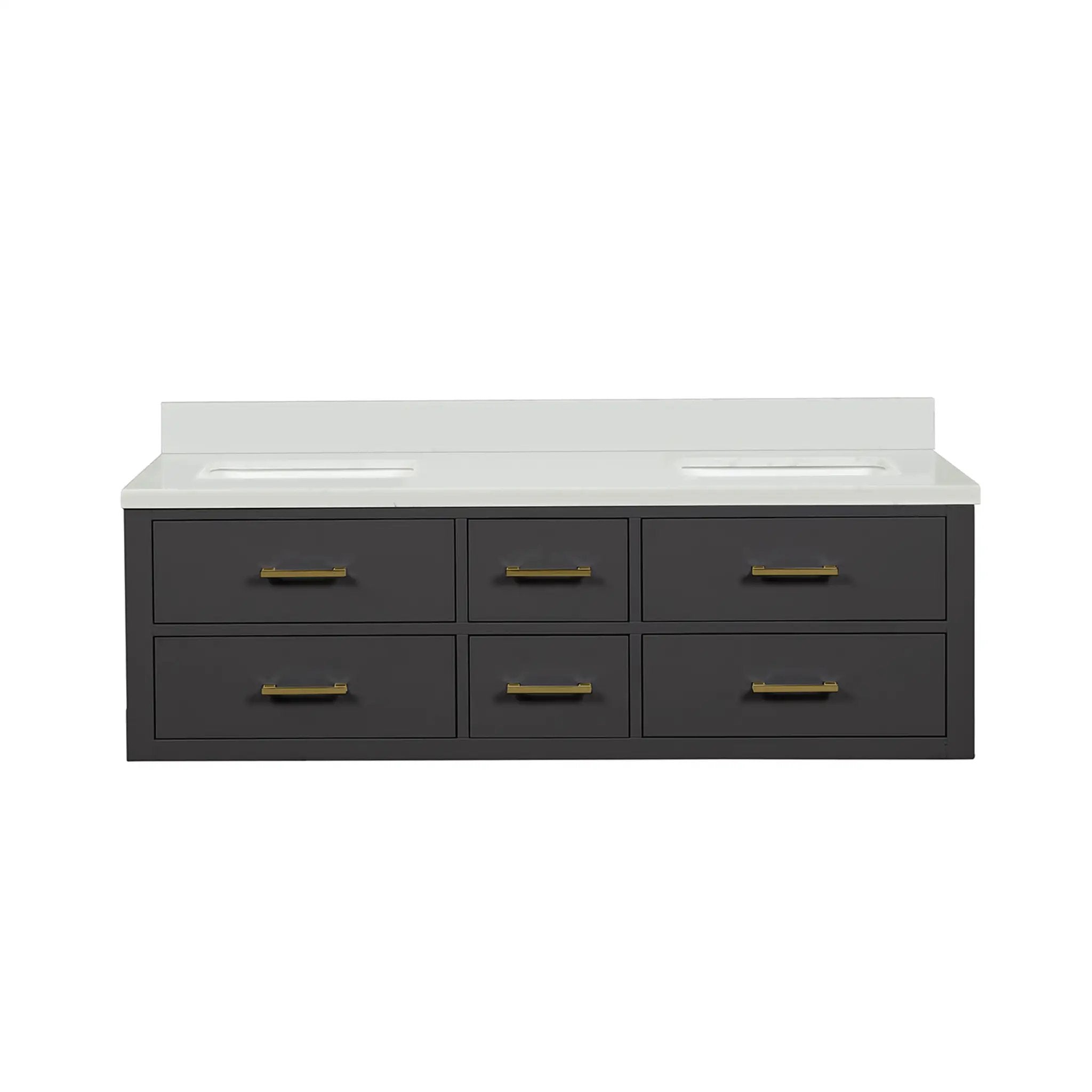 Lexora Castor 60 in W x 22 in D Double Bath Vanity by Lexora
