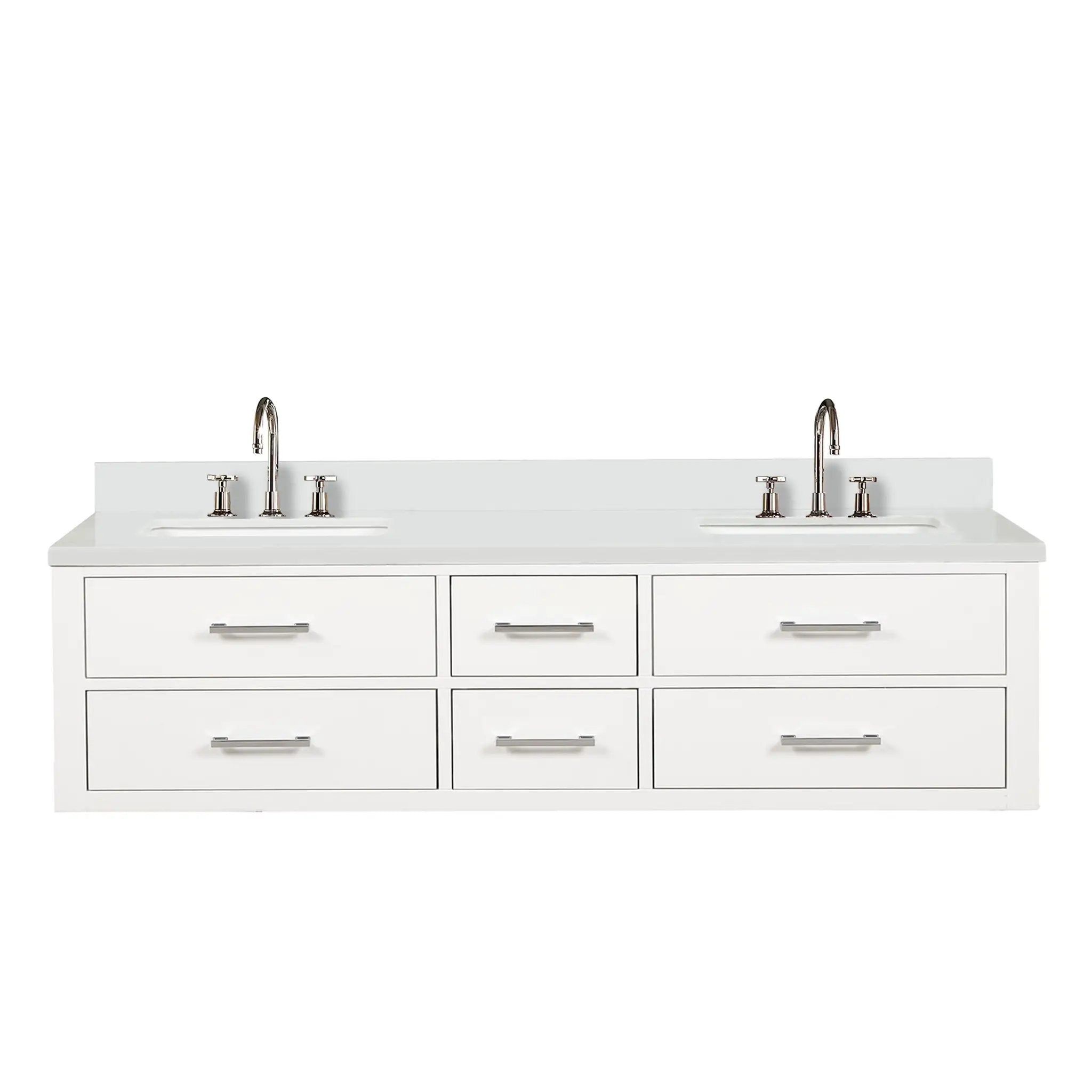 Lexora Castor 72 in W x 22 in D Double Bath Vanity by Lexora