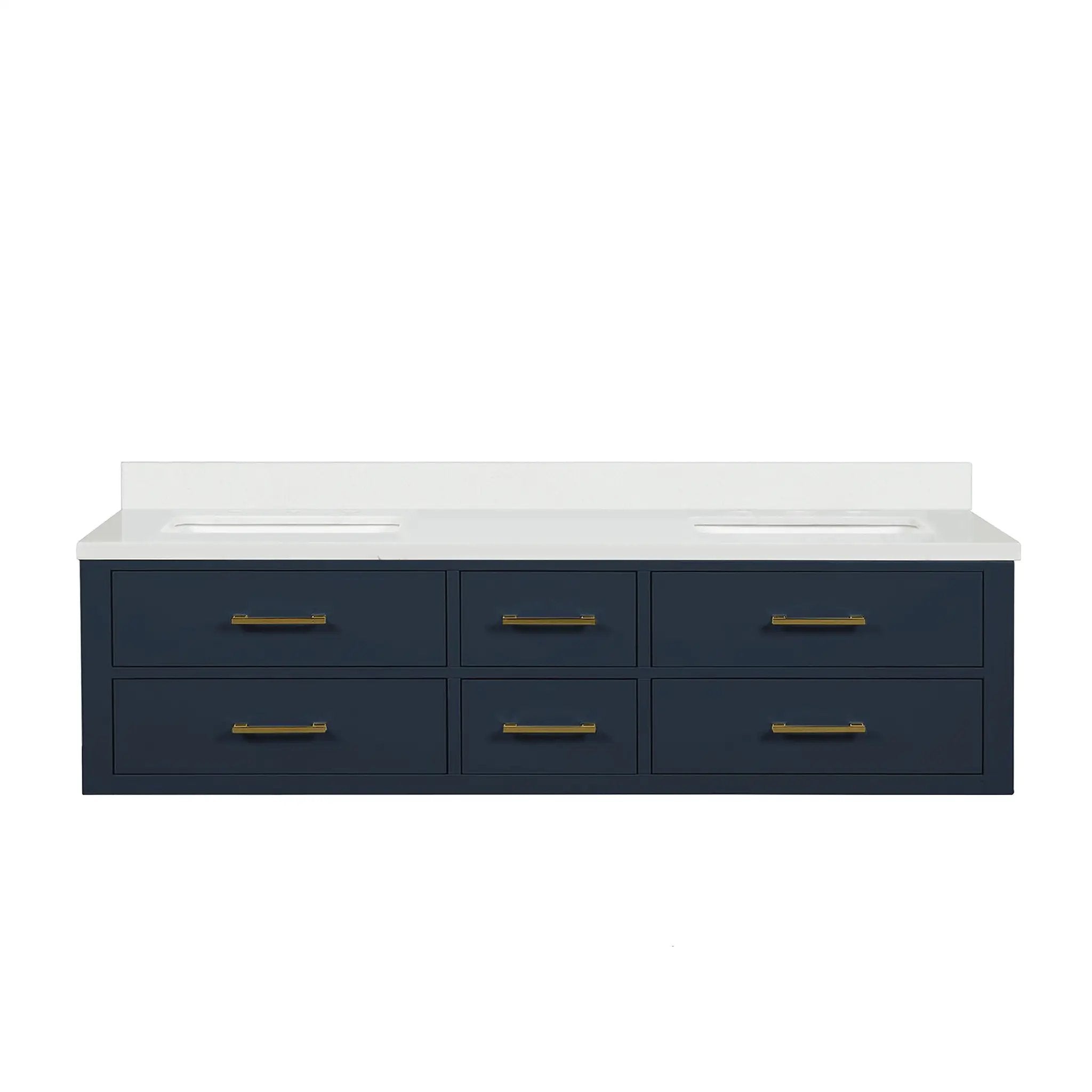 Lexora Castor 72 in W x 22 in D Double Bath Vanity by Lexora