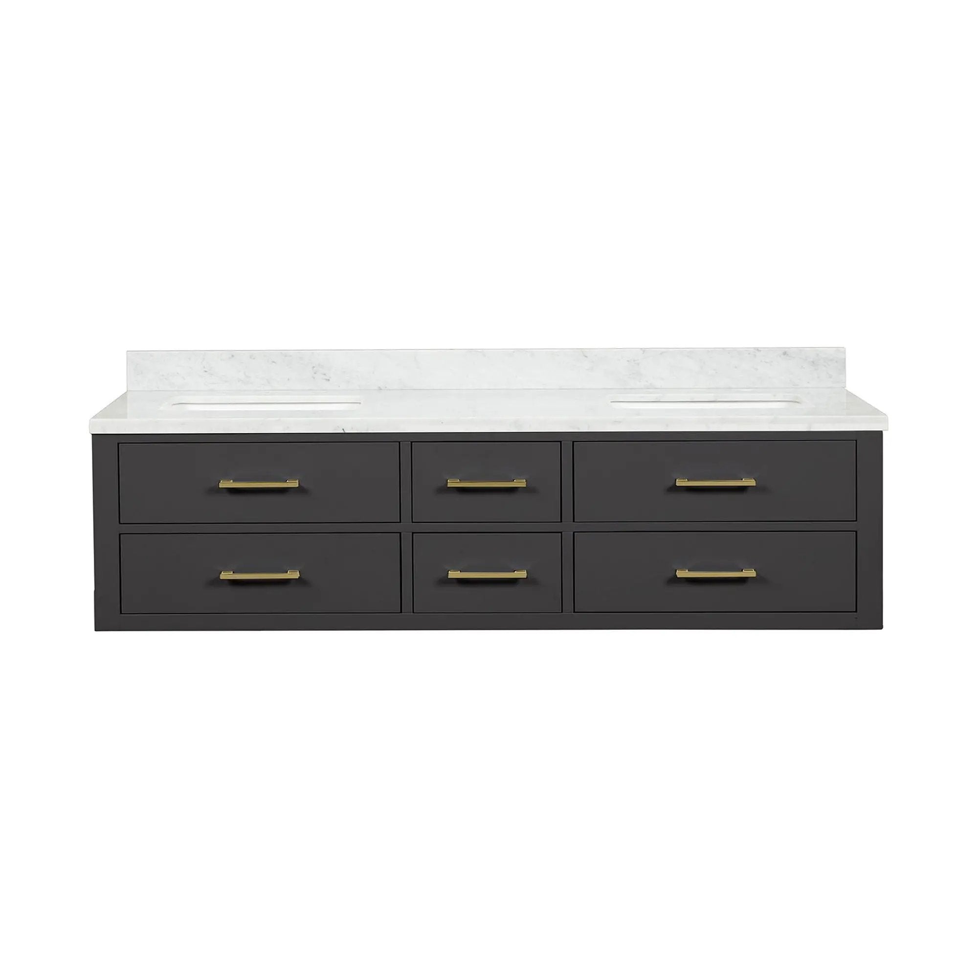 Lexora Castor 72 in W x 22 in D Double Bath Vanity by Lexora