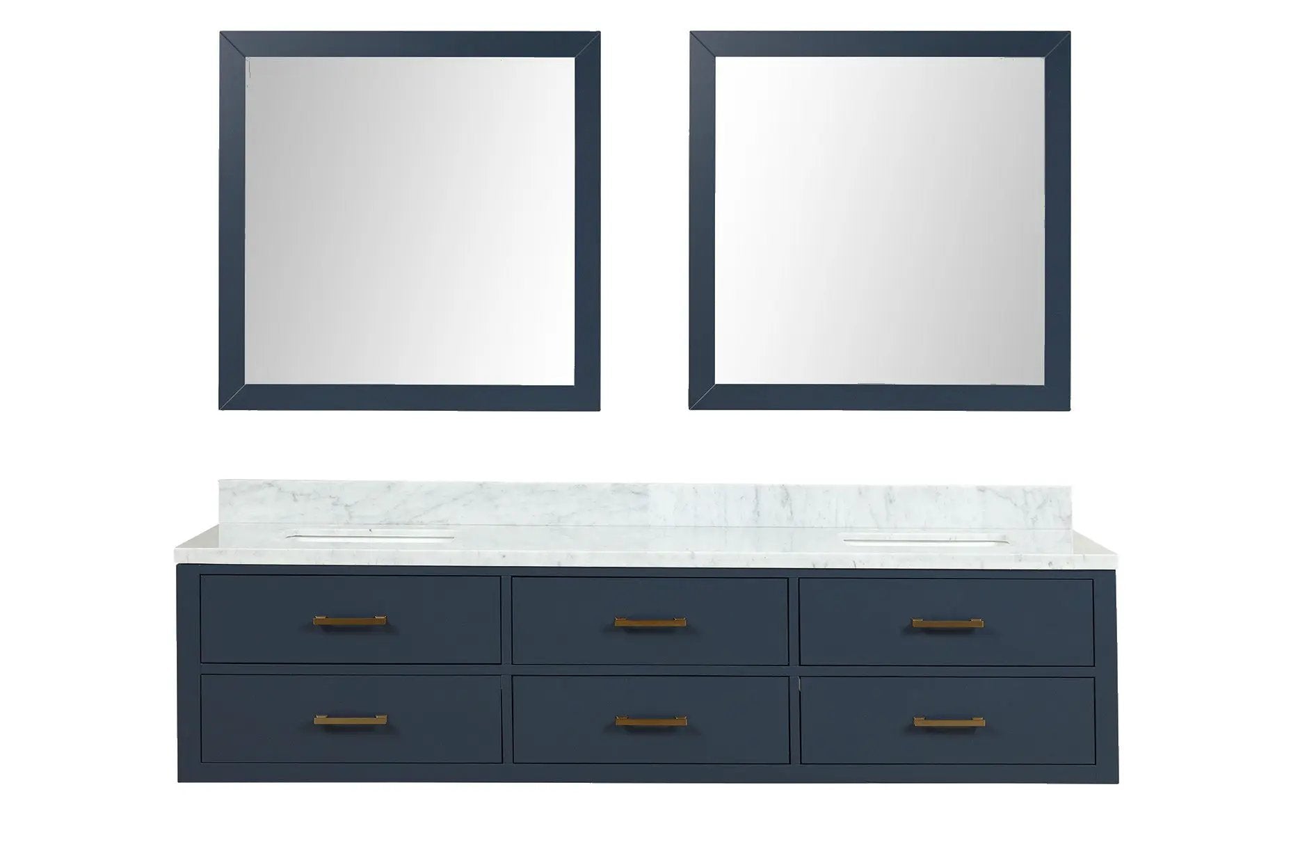 Lexora Castor 80 in W x 22 in D Double Bath Vanity by Lexora