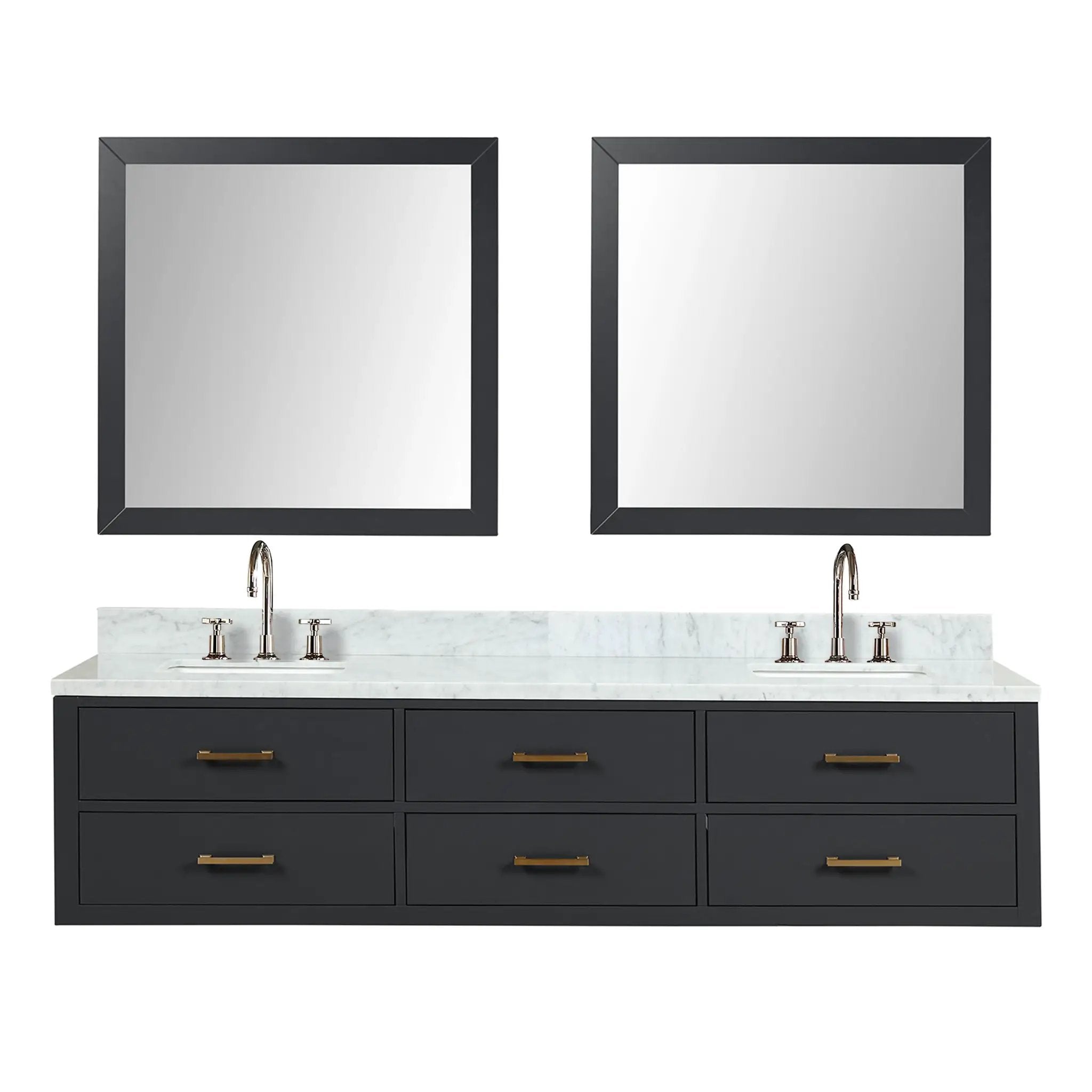Lexora Castor 80 in W x 22 in D Double Bath Vanity by Lexora