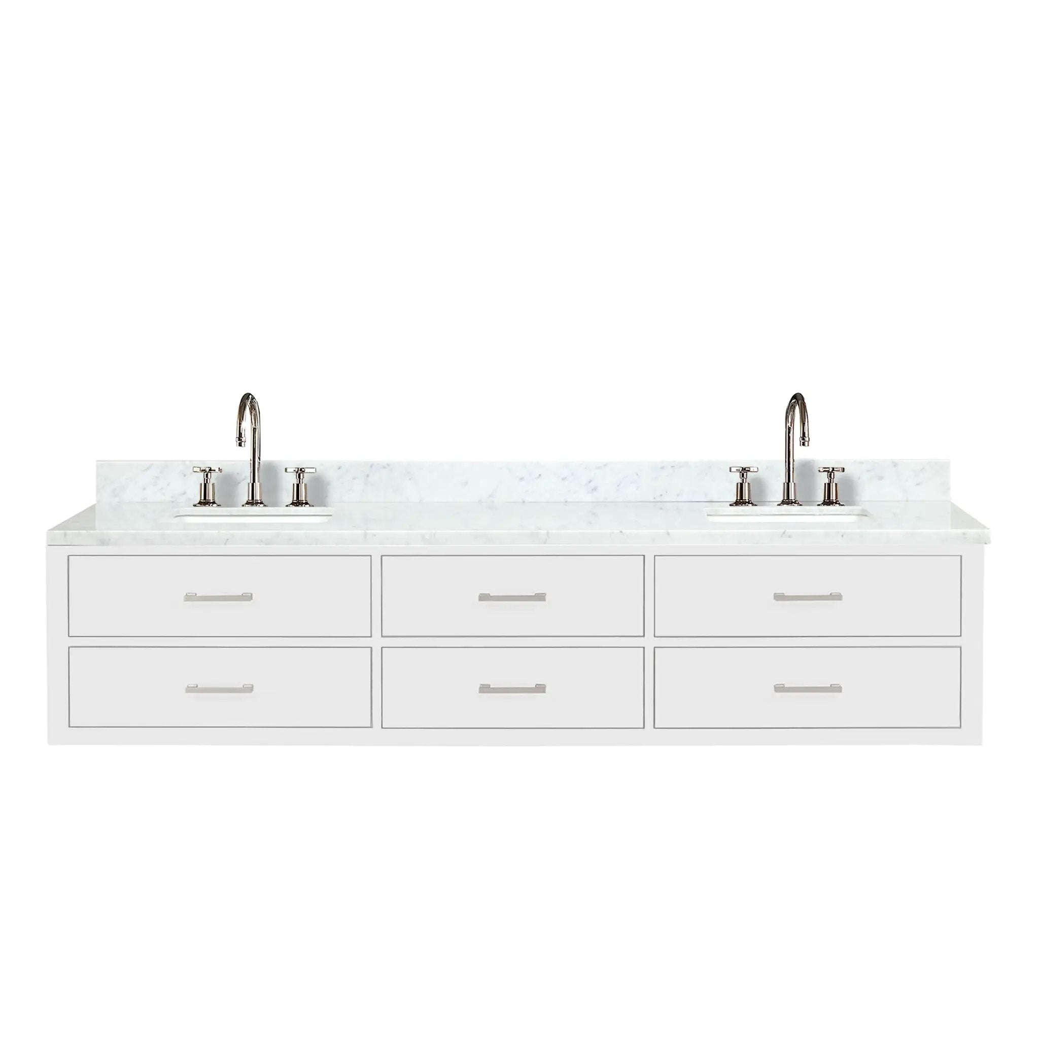 Lexora Castor 84 in W x 22 in D Double Bath Vanity by Lexora
