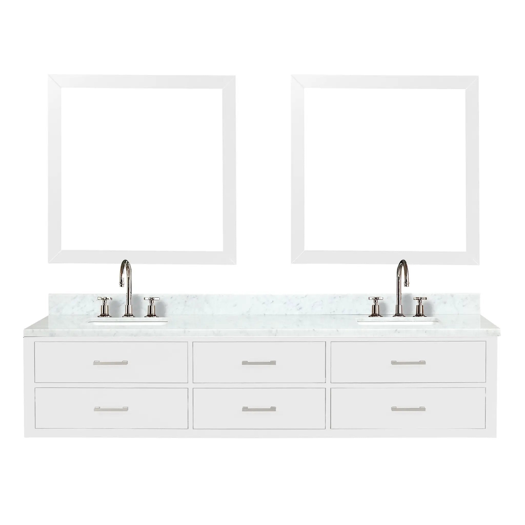 Lexora Castor 84 in W x 22 in D Double Bath Vanity by Lexora
