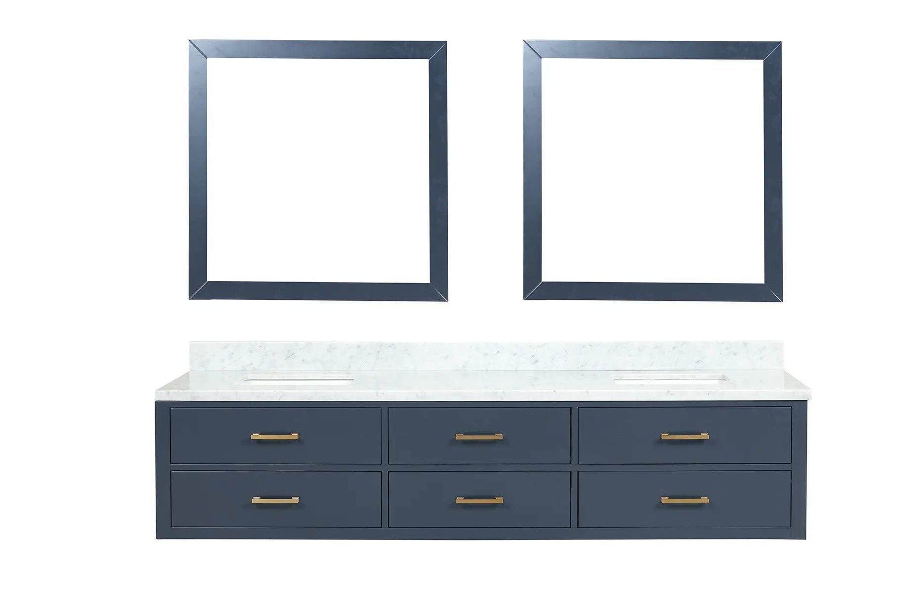 Lexora Castor 84 in W x 22 in D Double Bath Vanity by Lexora