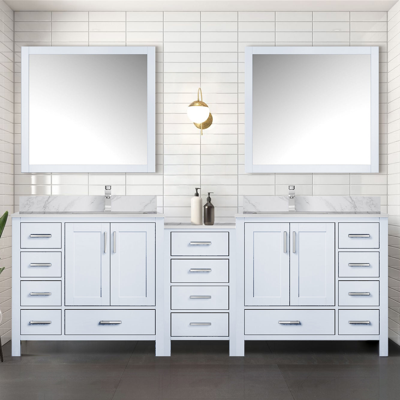 white vanity