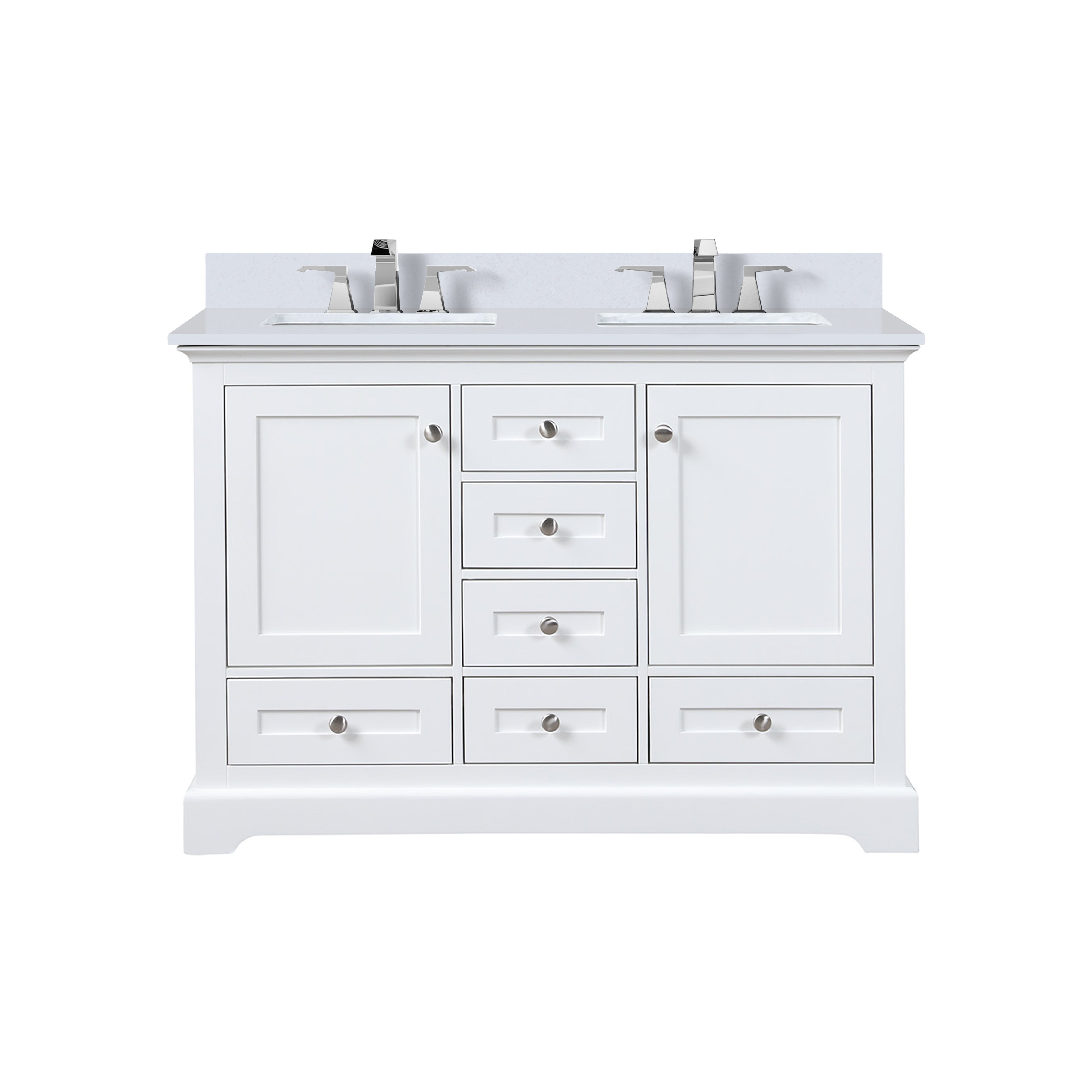Lexora Dukes 48 in. W x 22 in. D Double Bath Vanity by Lexora