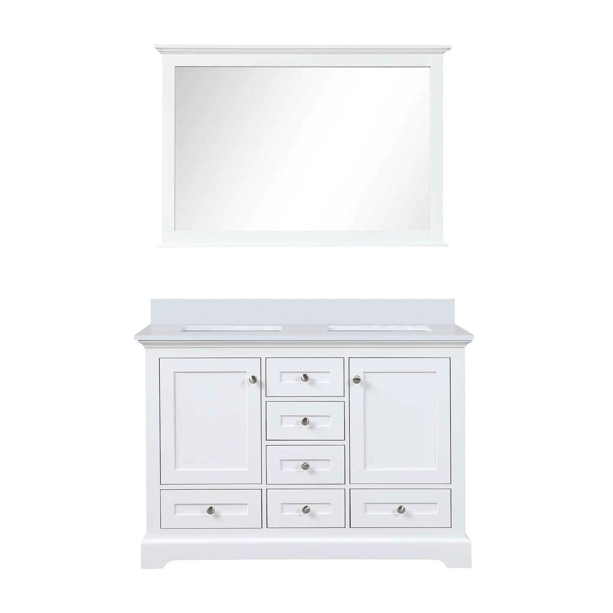Lexora Dukes 48 in. W x 22 in. D Double Bath Vanity by Lexora