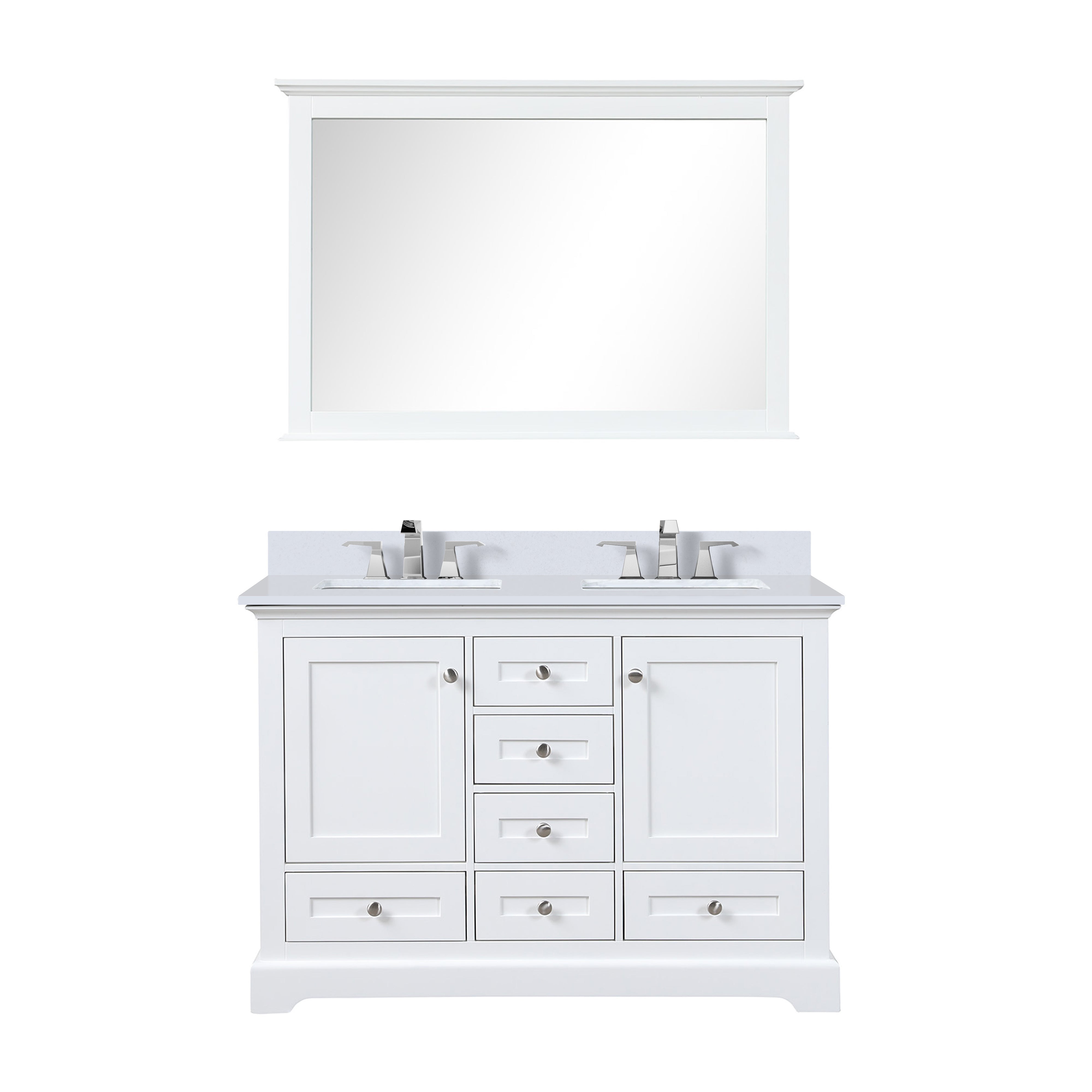 Lexora Dukes 48 in. W x 22 in. D Double Bath Vanity by Lexora