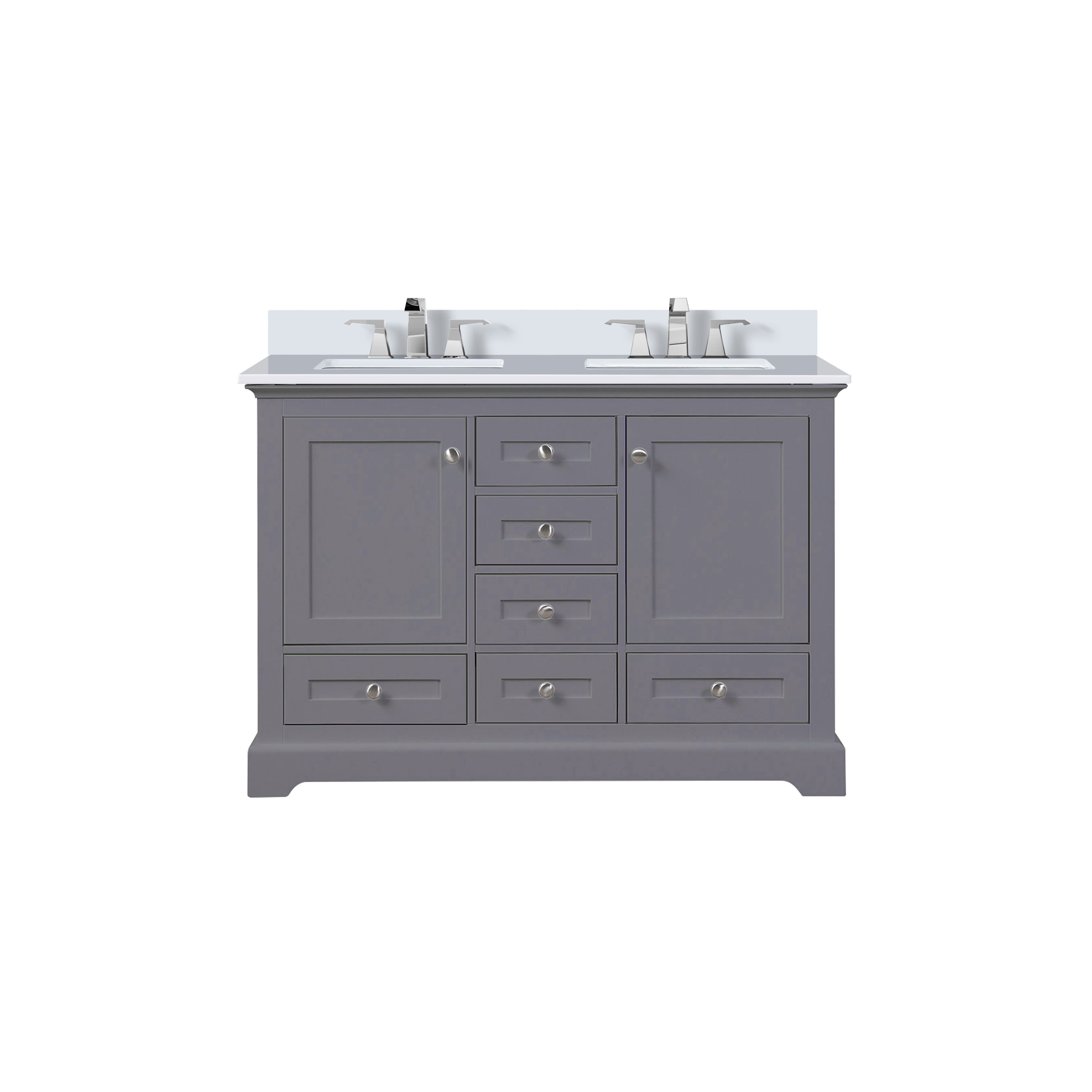 Lexora Dukes 48 in. W x 22 in. D Double Bath Vanity by Lexora