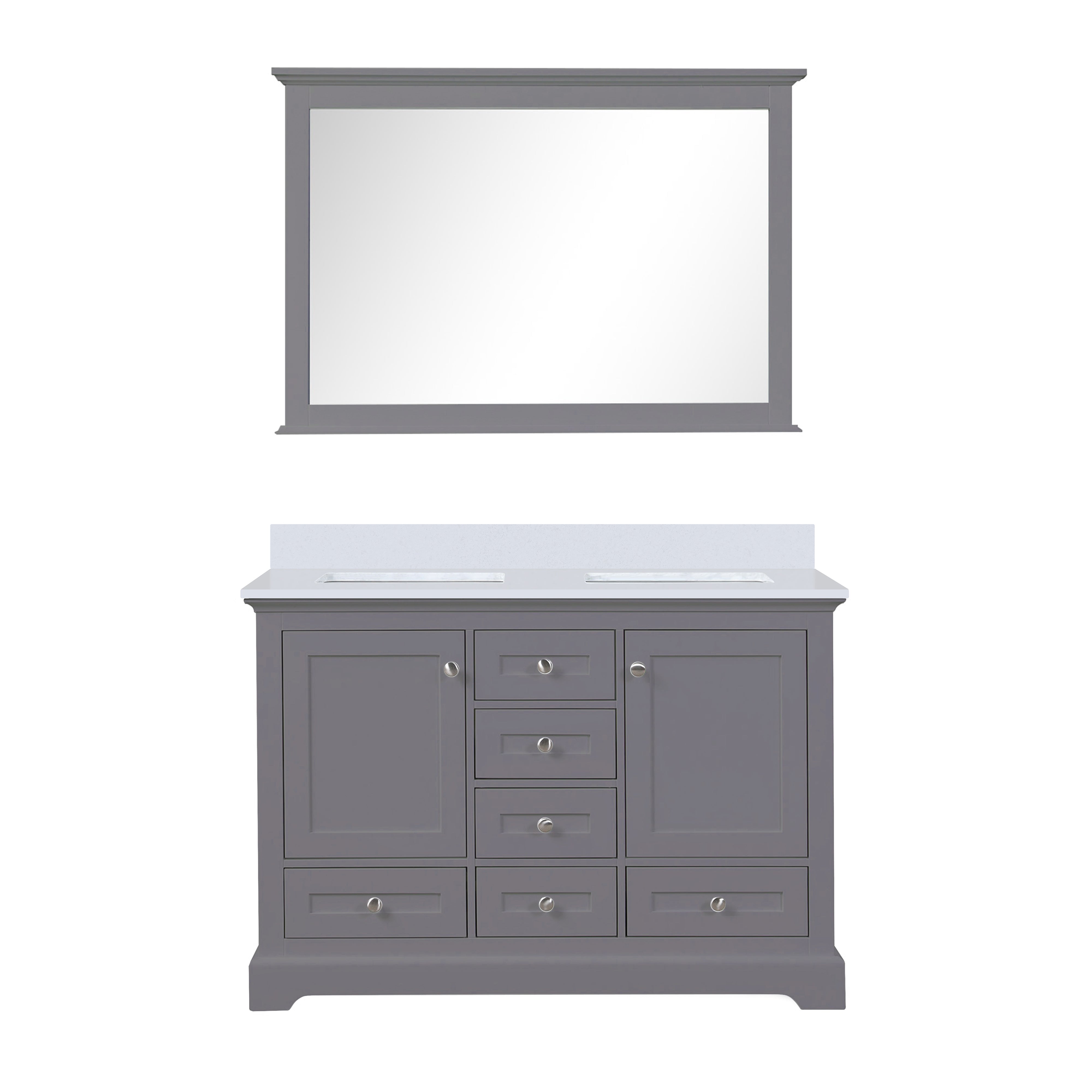 Lexora Dukes 48 in. W x 22 in. D Double Bath Vanity by Lexora