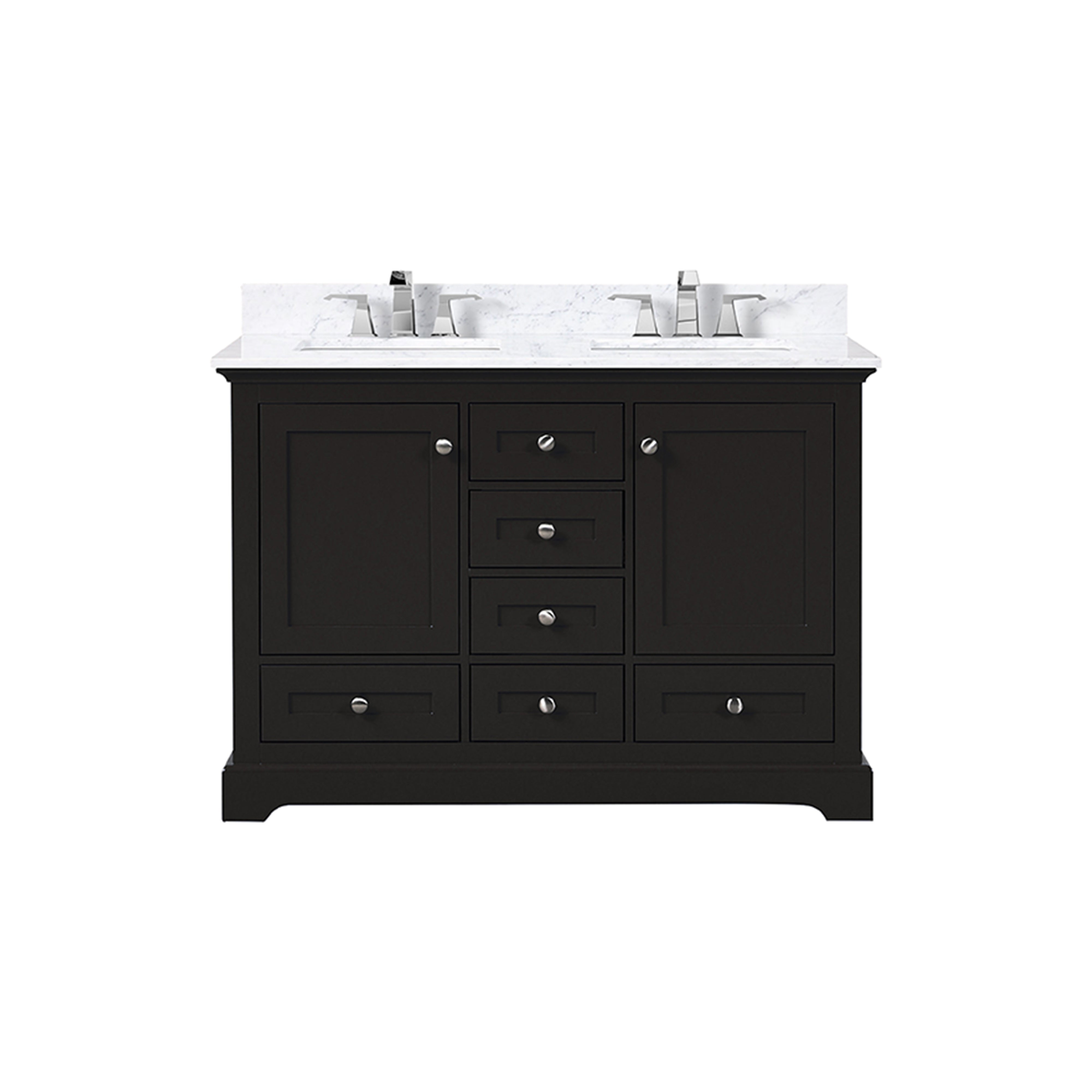 Lexora Dukes 48 in. W x 22 in. D Double Bath Vanity by Lexora