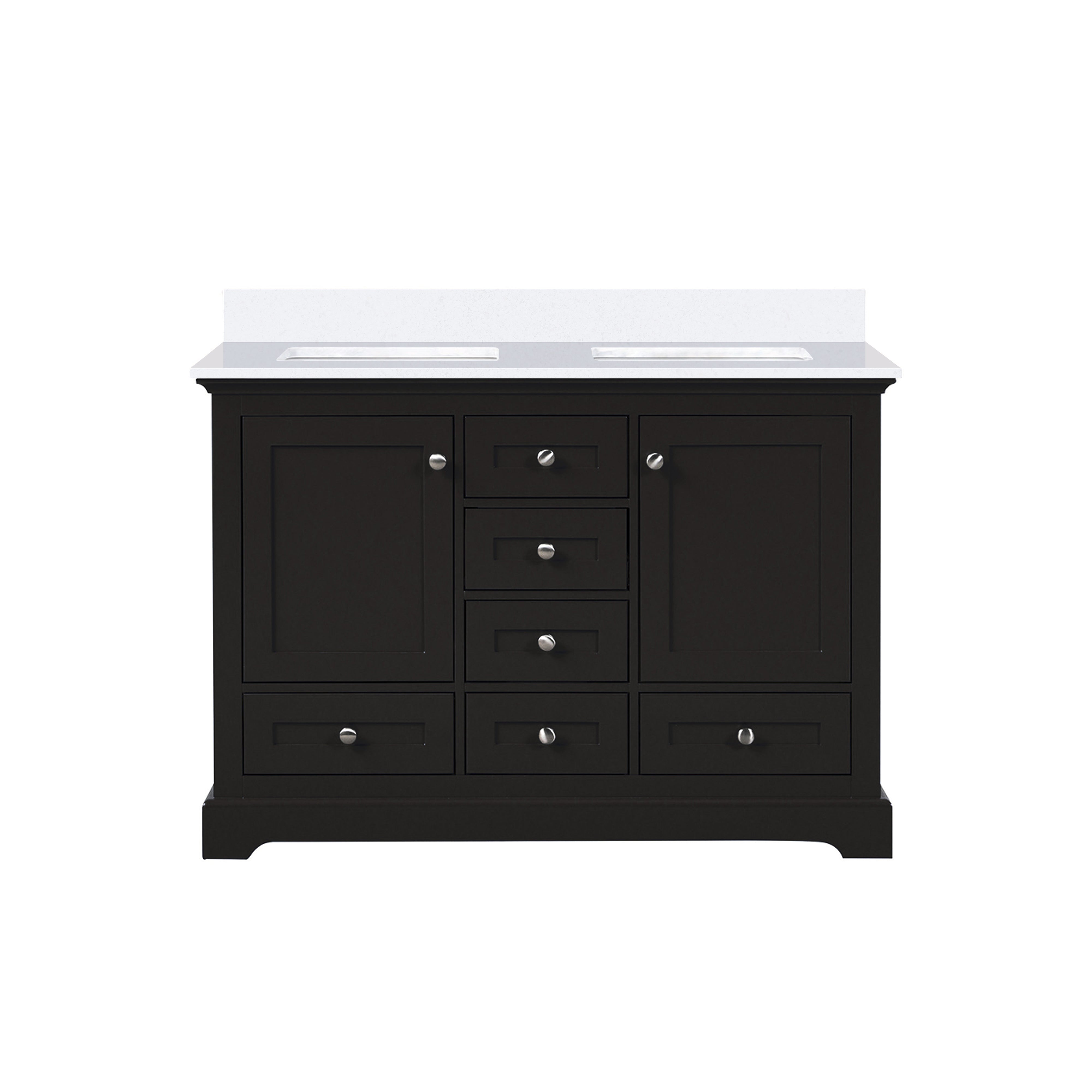 Lexora Dukes 48 in. W x 22 in. D Double Bath Vanity by Lexora