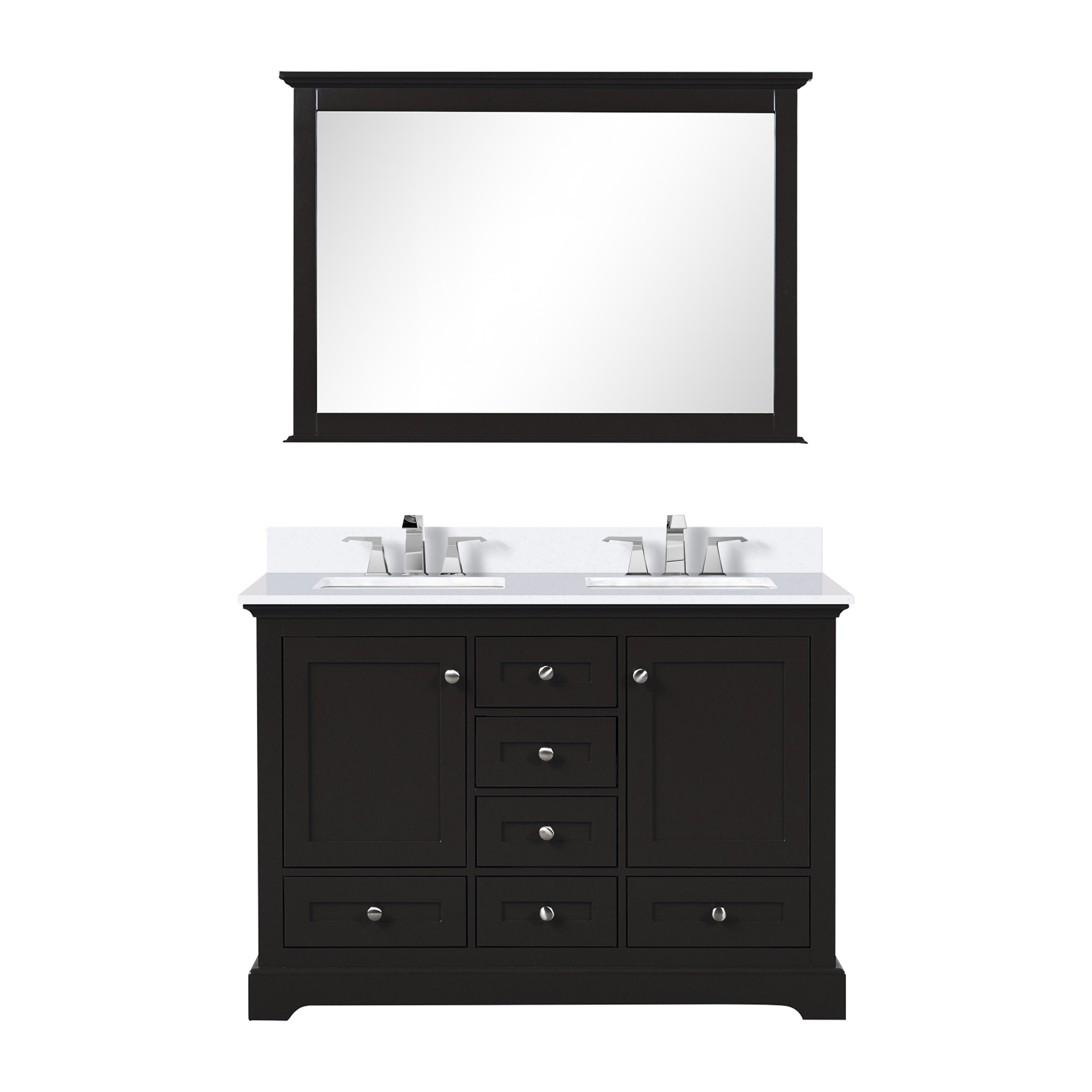 Lexora Dukes 48 in. W x 22 in. D Double Bath Vanity by Lexora