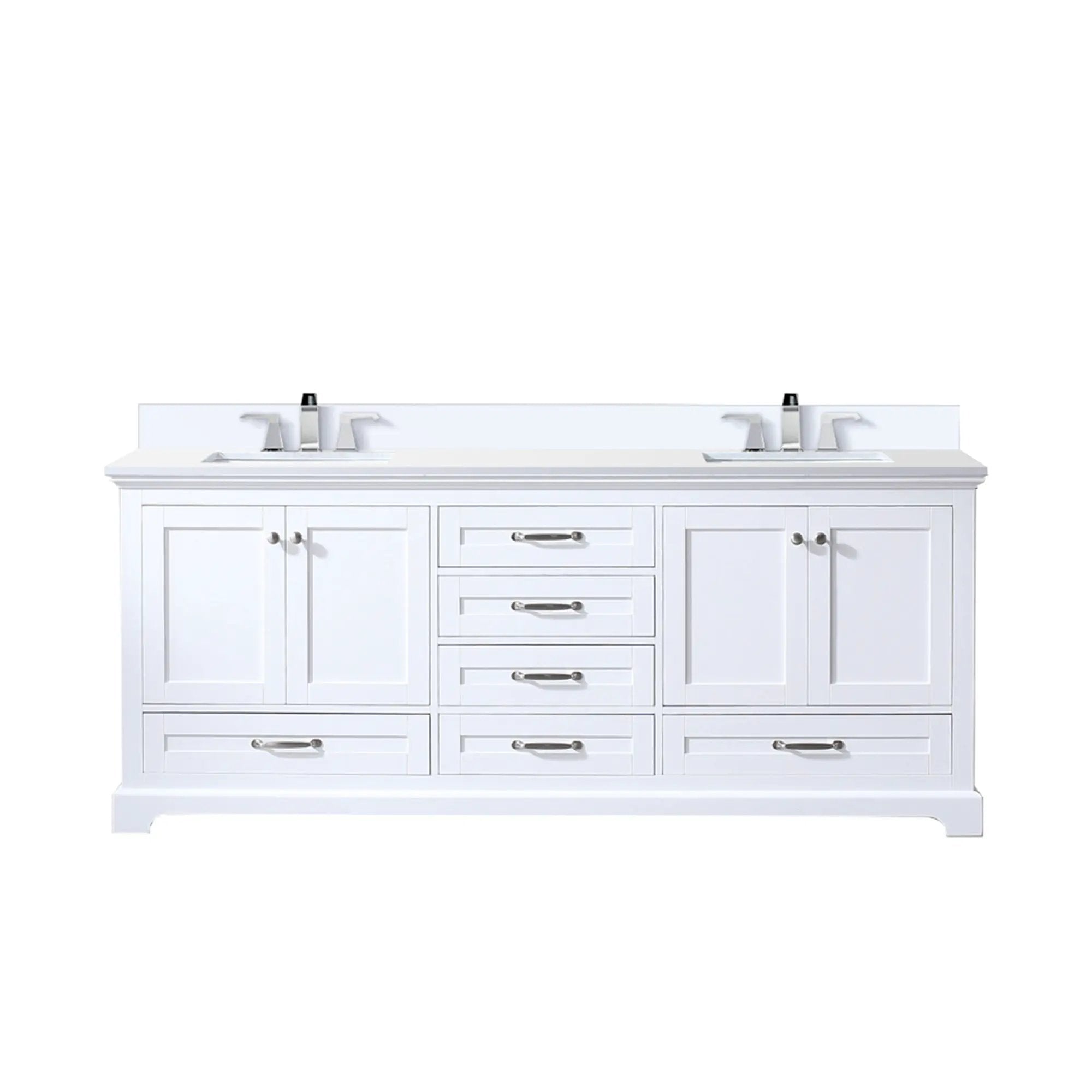 Lexora Dukes 80 in. W x 22 in. D Double Bath Vanity by Lexora