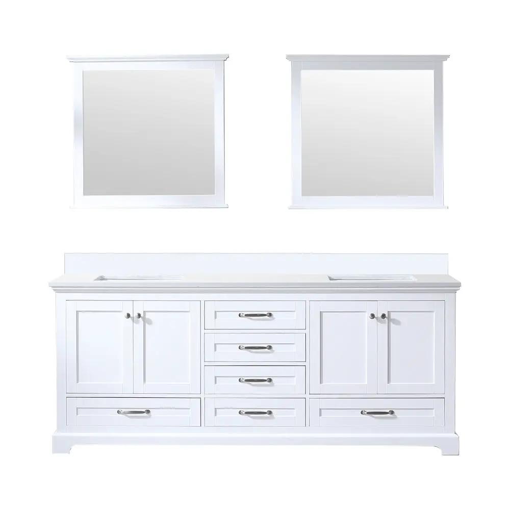 Lexora Dukes 80 in. W x 22 in. D Double Bath Vanity by Lexora