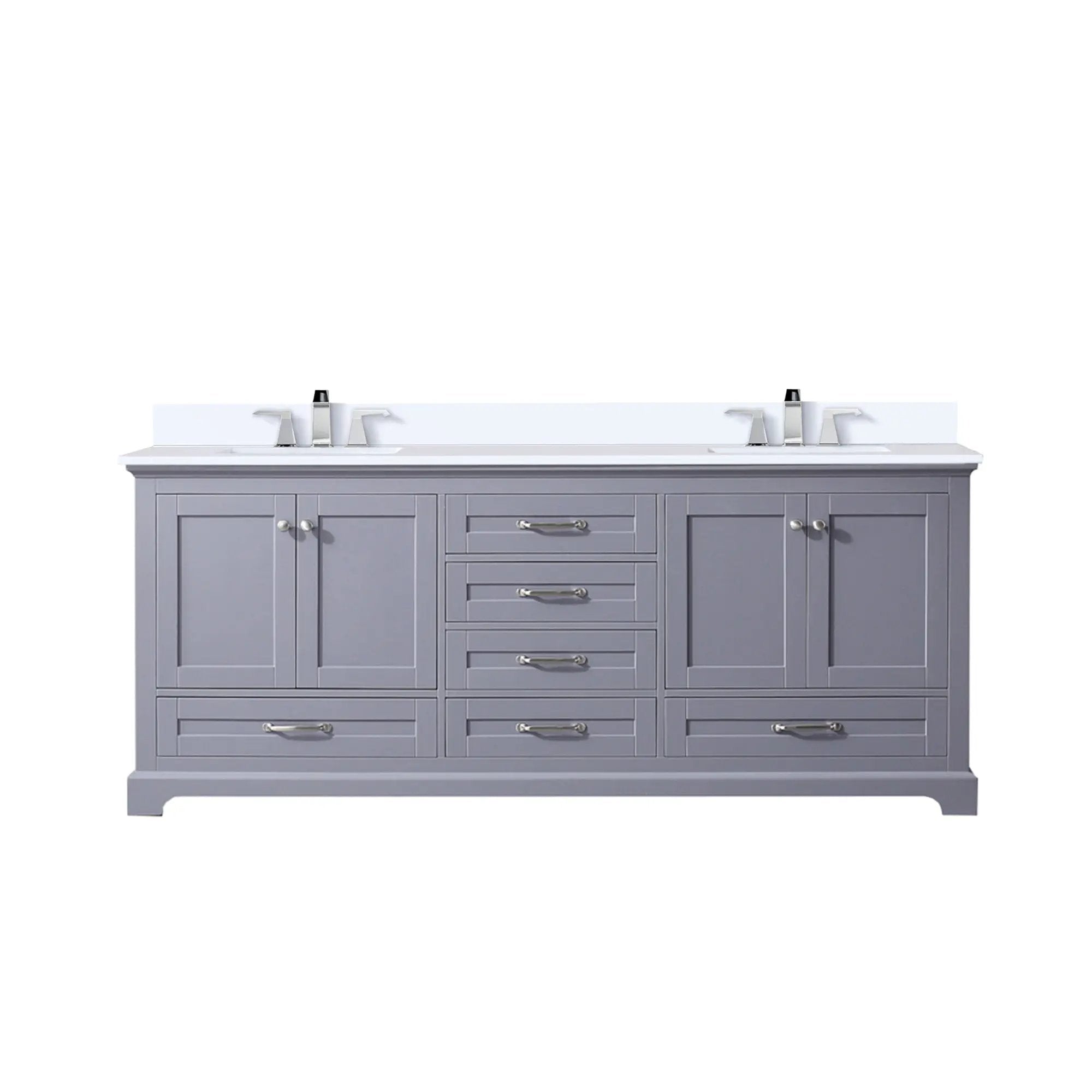 Lexora Dukes 80 in. W x 22 in. D Double Bath Vanity by Lexora