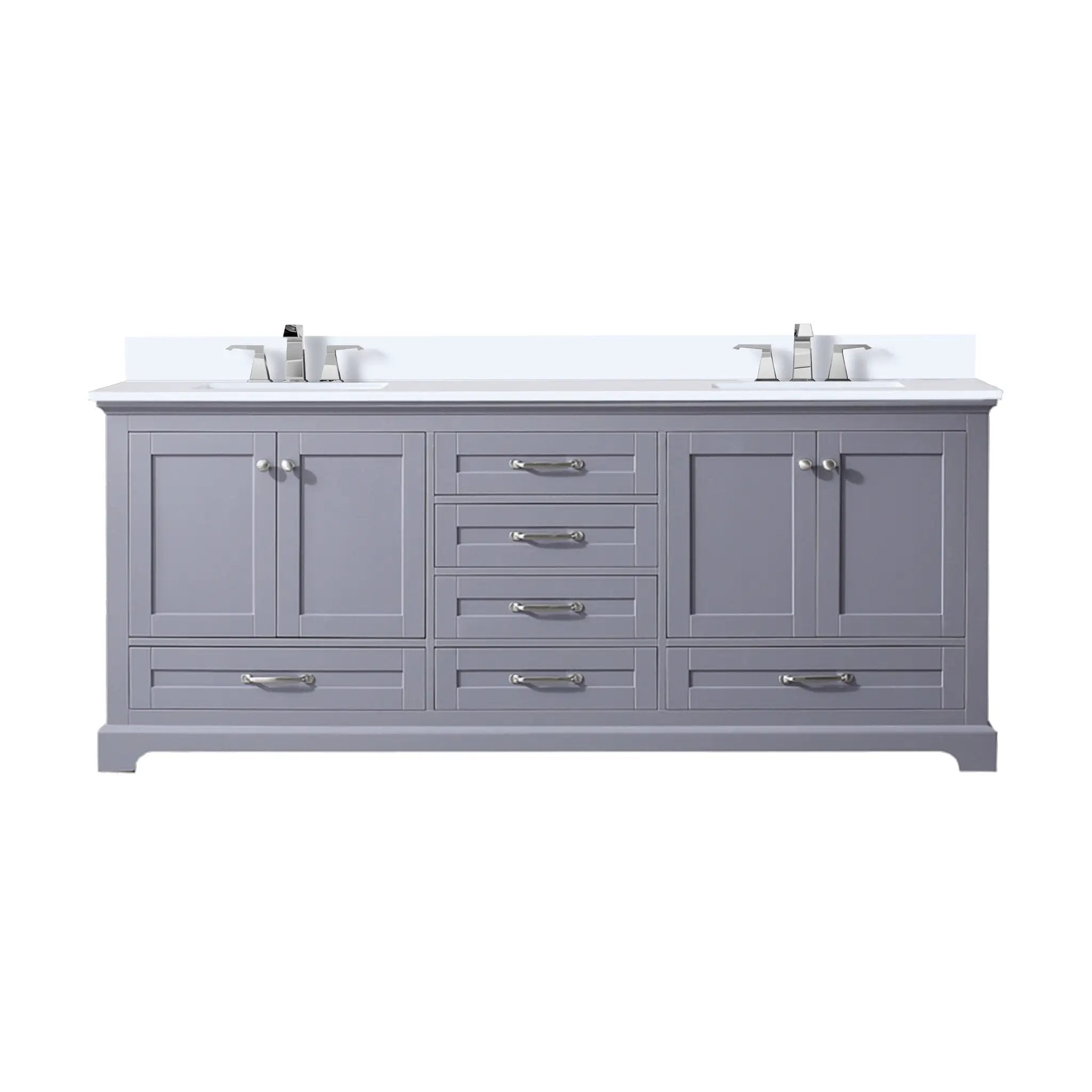 Lexora Dukes 80 in. W x 22 in. D Double Bath Vanity by Lexora