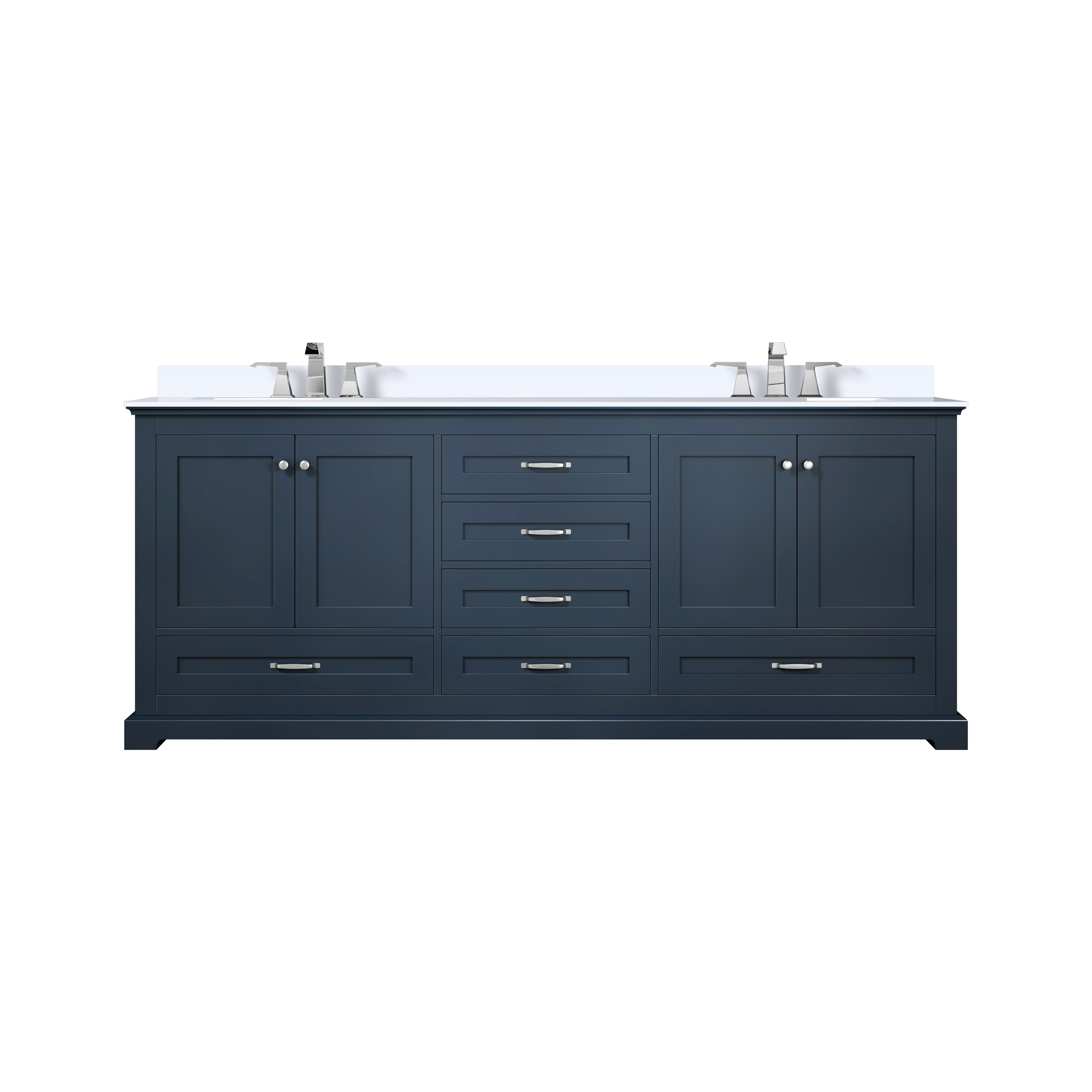 Lexora Dukes 80 in. W x 22 in. D Double Bath Vanity