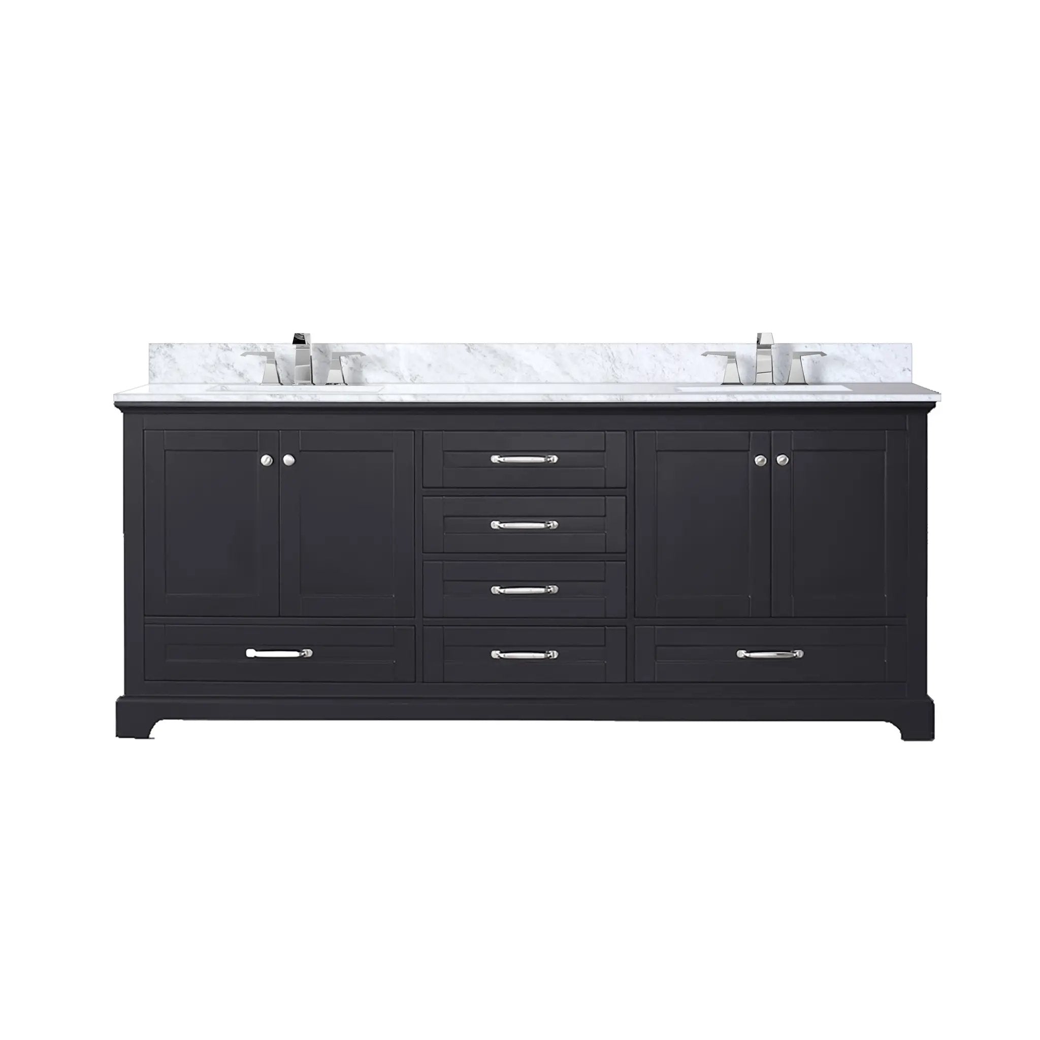 Lexora Dukes 80 in. W x 22 in. D Double Bath Vanity by Lexora