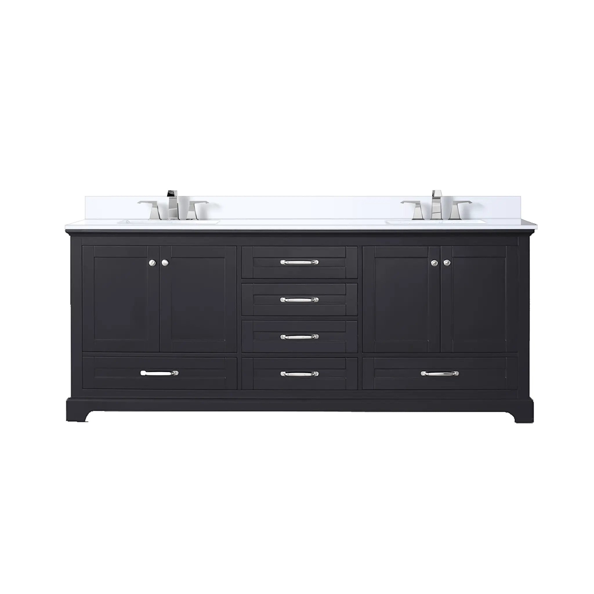Lexora Dukes 80 in. W x 22 in. D Double Bath Vanity by Lexora