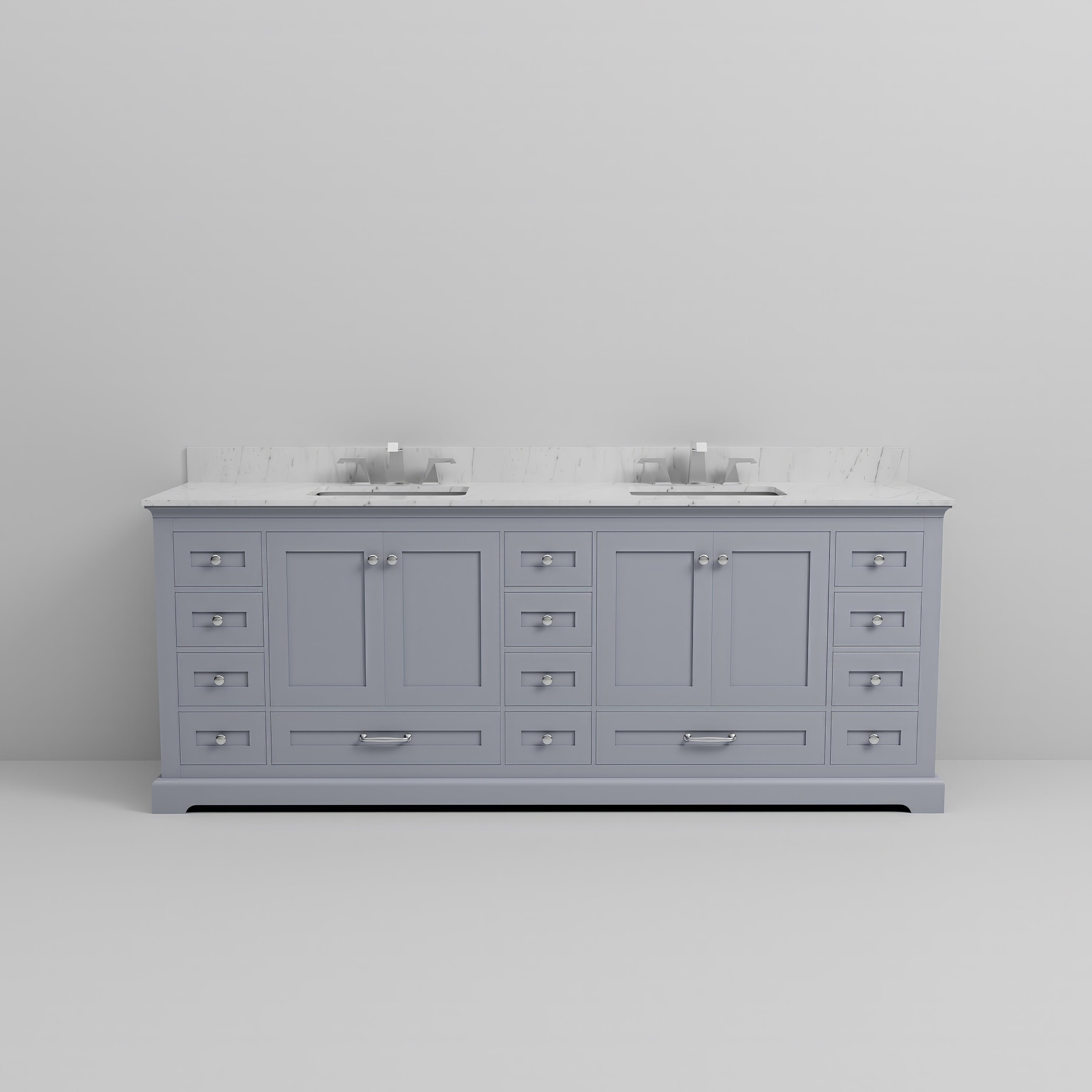 dark grey vanity