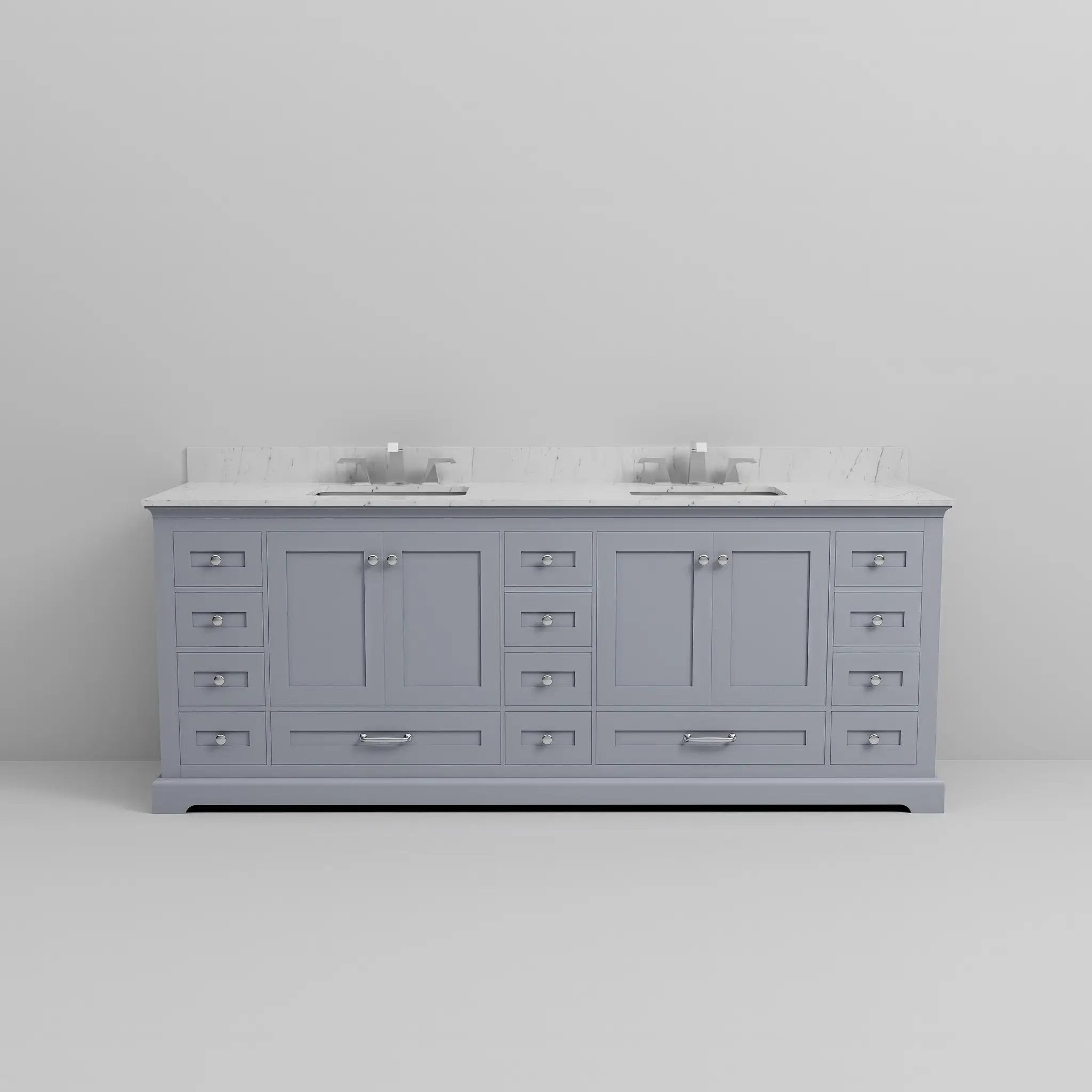 dark grey vanity